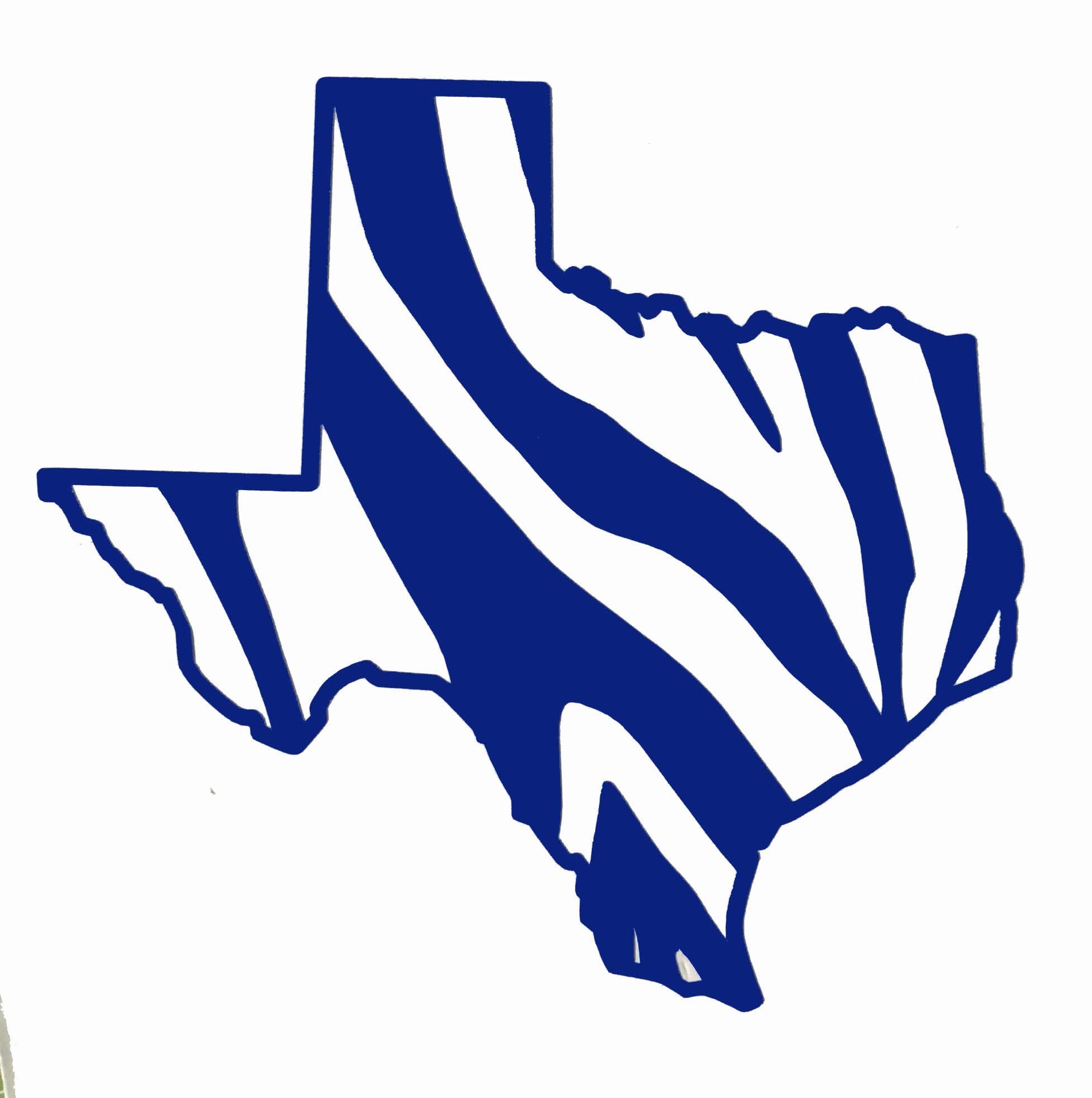 Custom Vinyl Texas State Decal - TX Striped Bumper Sticker for Cars, Tumblers & Laptops | Multiple Sizes & Colors | Perfect for Car Windows, Water Bottles & Tech Accessories