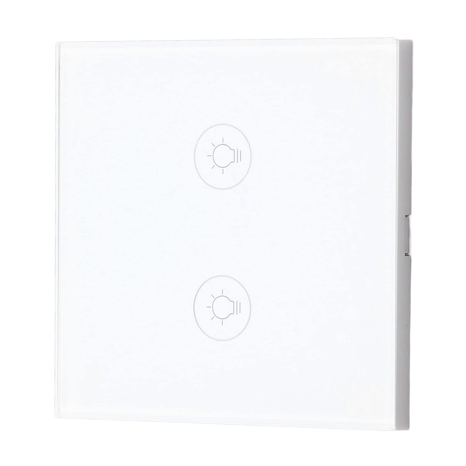 ViaGasaFamido Smart Wall Light Switch - Touch Control, Timer & Dimmer with Tempered Glass Panel, WiFi APP Remote Control for Home Automation (Living Room, Bedroom, Office)