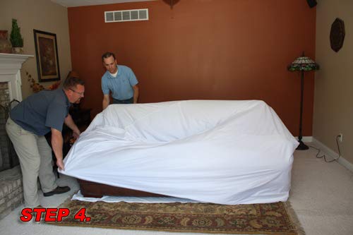 SofaSafe Bed Bug Proof Sofa Cover - Waterproof & Hypoallergenic Couch Encasement for Pets, Kids & Allergy Relief - Perfect for Living Room, Dorm & Home Protection