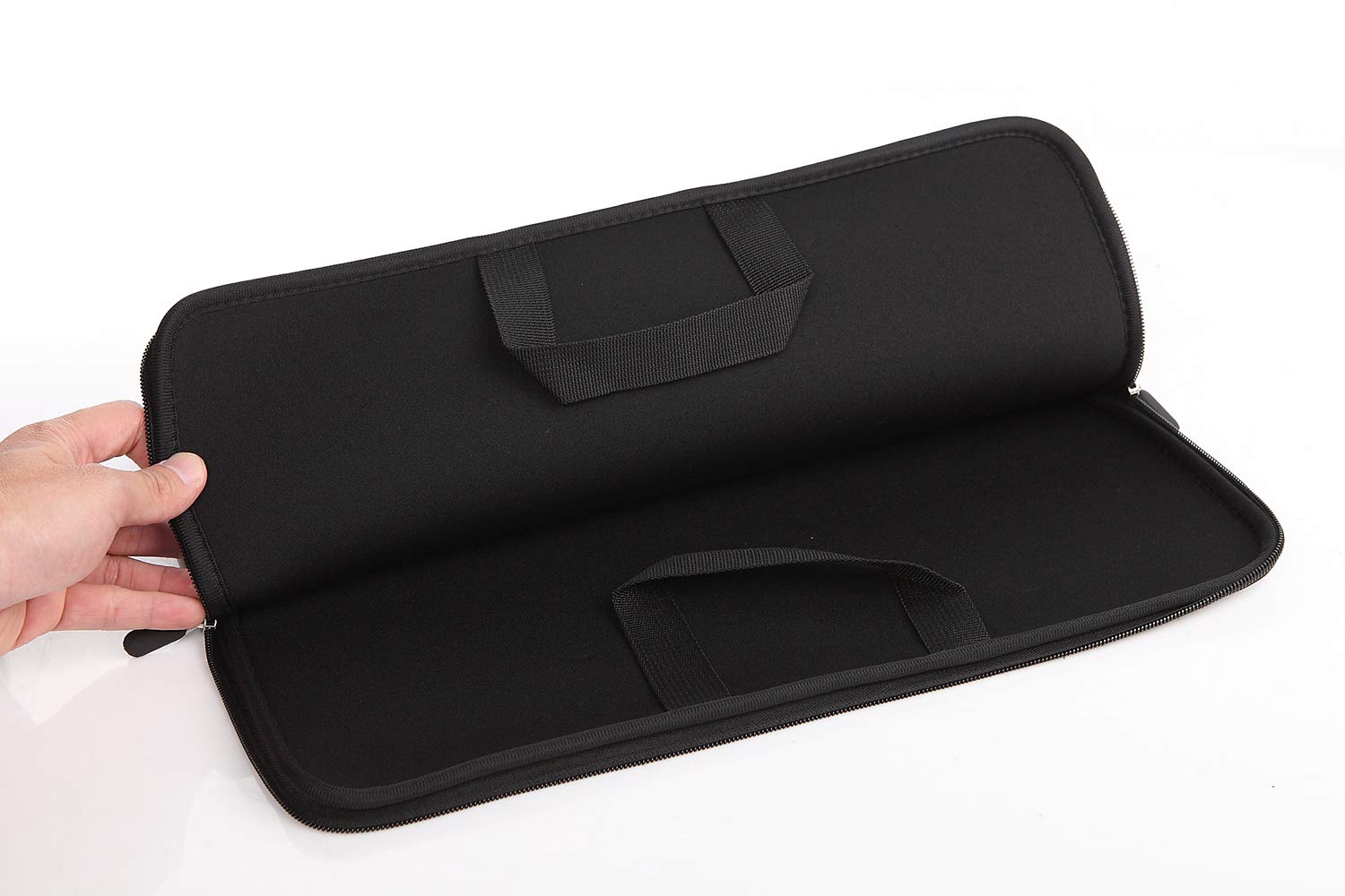 15-15.6 Inch Neoprene Laptop Sleeve Case with Handle - Compatible with MacBook Pro, MacBook Air, HP, Dell, Lenovo, ThinkPad, Asus, Acer - Rose Red - Perfect for Work, School & Travel Protection