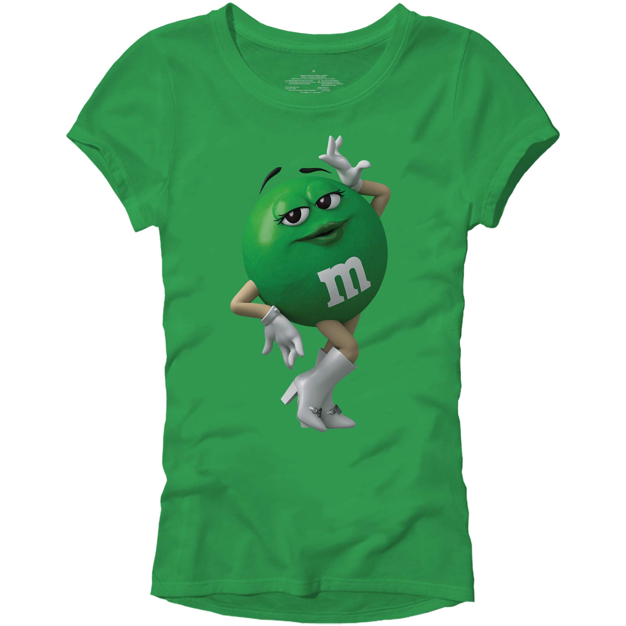 M&M's Candy Character Full Body Juniors T-Shirt - Fun Graphic Tee for Girls | Casual Wear, Birthday Gifts & Candy-Themed Outfits