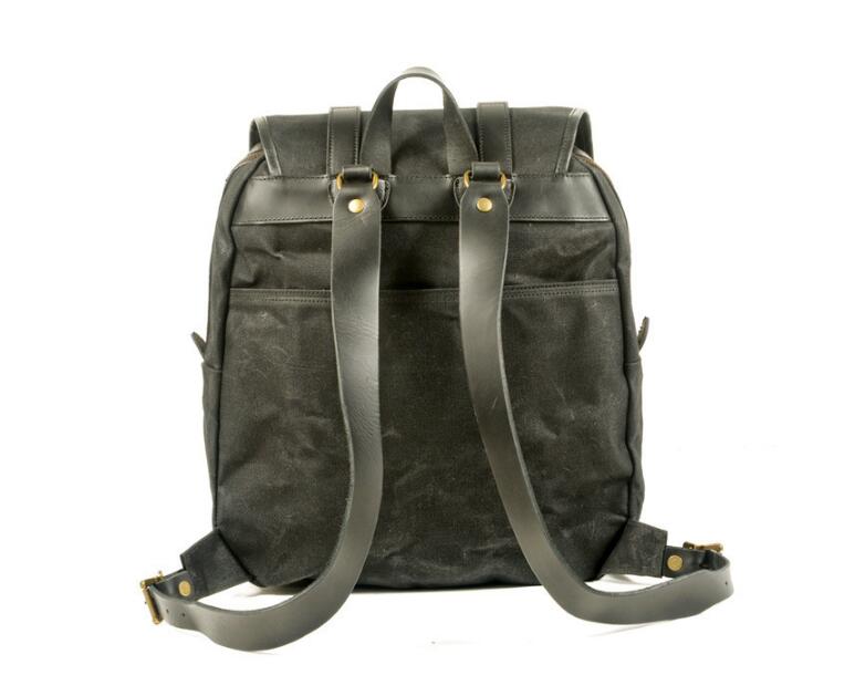 Large Women's Canvas Backpack - Durable Travel & School Bag in Green, Brown, Black | Perfect for College, Hiking & Everyday Use