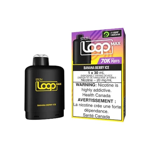 STLTH LOOP MAX 70K Disposable Vape Pods - 70000 Puffs, 30mL E-Liquid, All Flavors Available | Perfect for Travel, Parties & On-the-Go Vaping (Alberta)