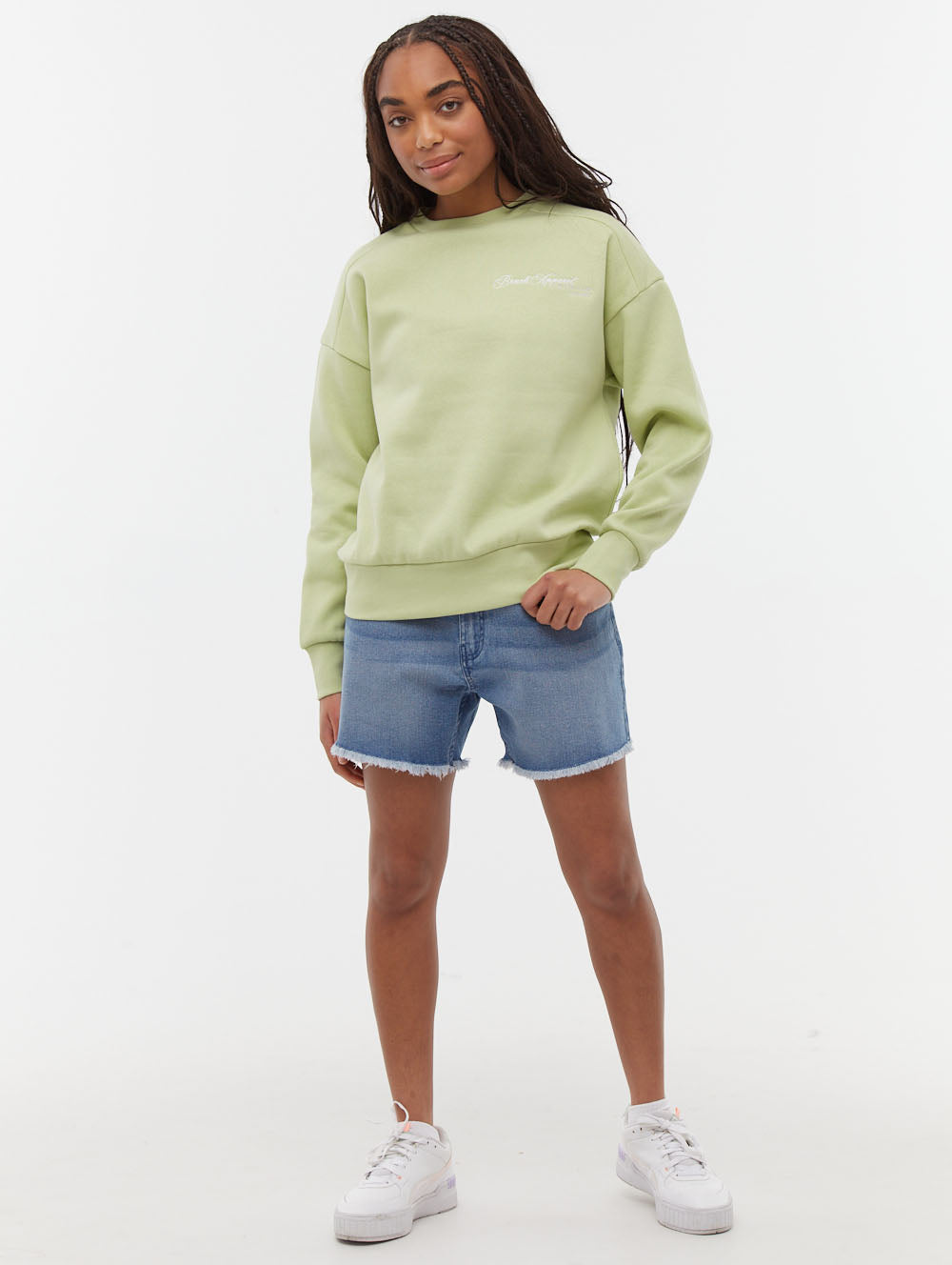 Kaylie High Rise Jean Shorts for Women - Trendy Denim Shorts with Comfortable Fit - Perfect for Summer, Beach, and Casual Outings