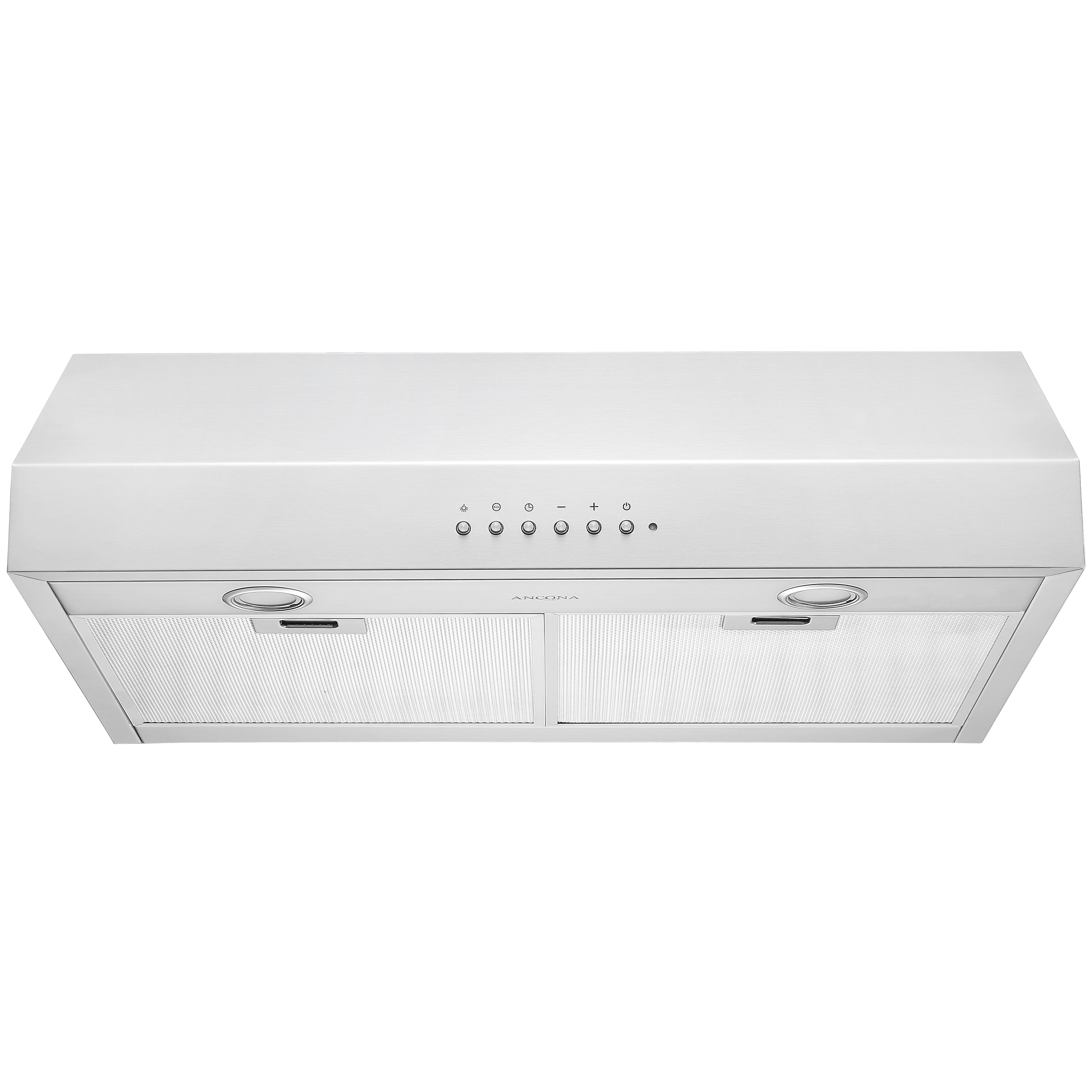 30 Inch UCDI430 Stainless Steel Ducted Under Cabinet Range Hood with Night Light - Powerful Kitchen Ventilation for Smoke & Odor Removal - Perfect for Modern Home Cooking & Baking