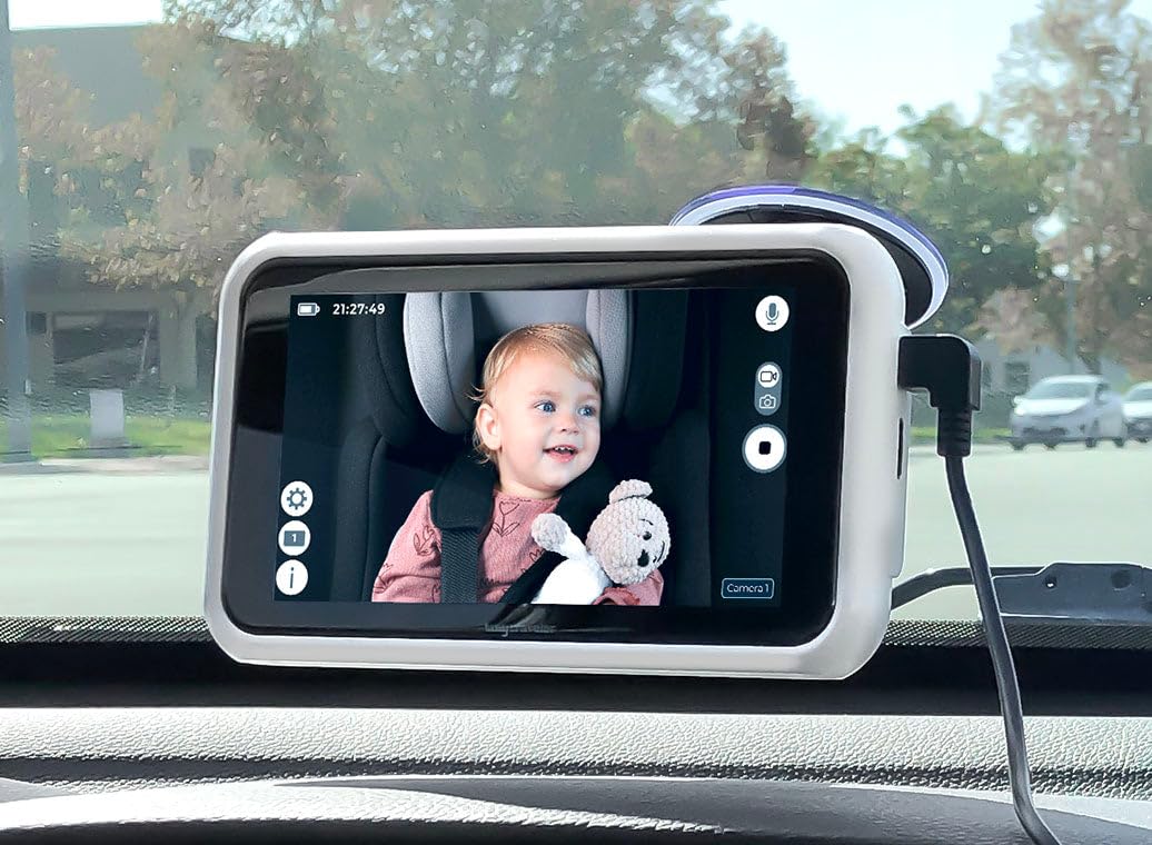 Tiny Traveler Baby Monitor - Wireless Car Camera with 5