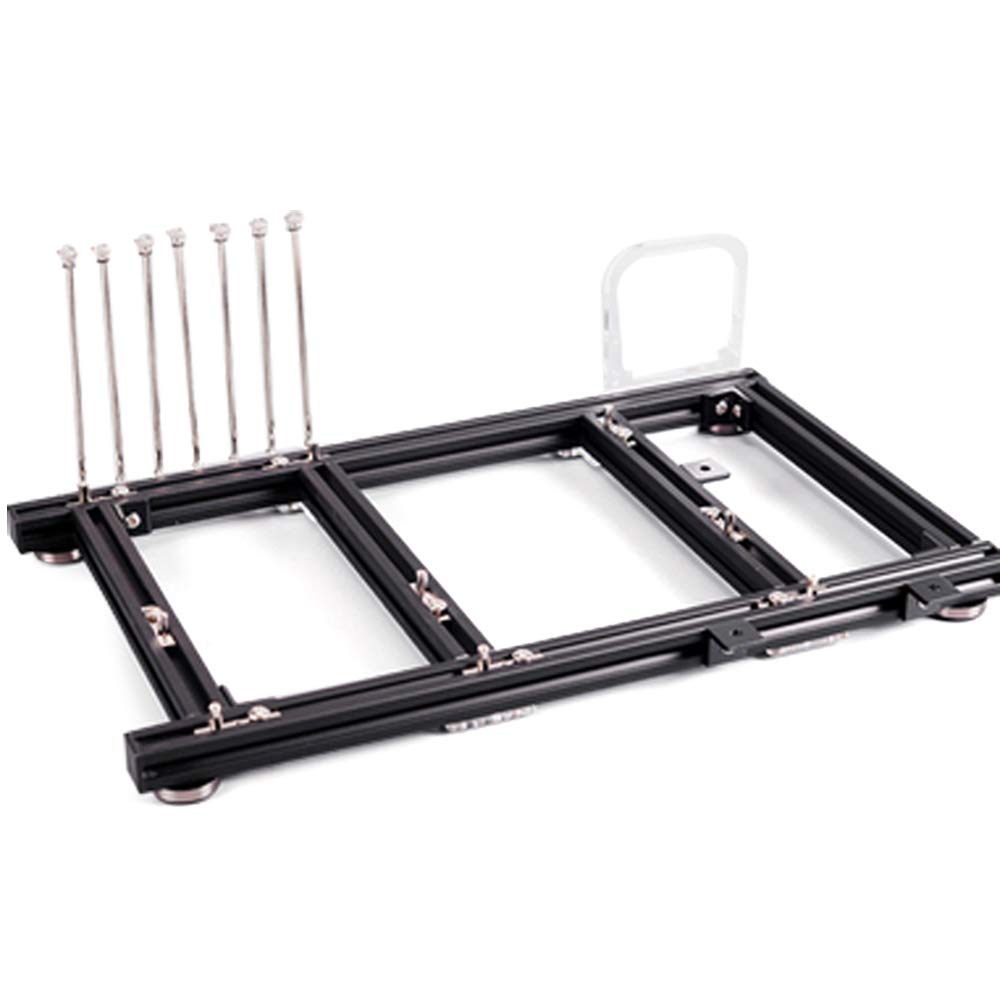 Aluminum Alloy Open Air ATX PC Test Bench - Motherboard Overclocking Computer Chassis with Adjustable Stand | Perfect for PC Builders, Hardware Testing & DIY Computer Mods