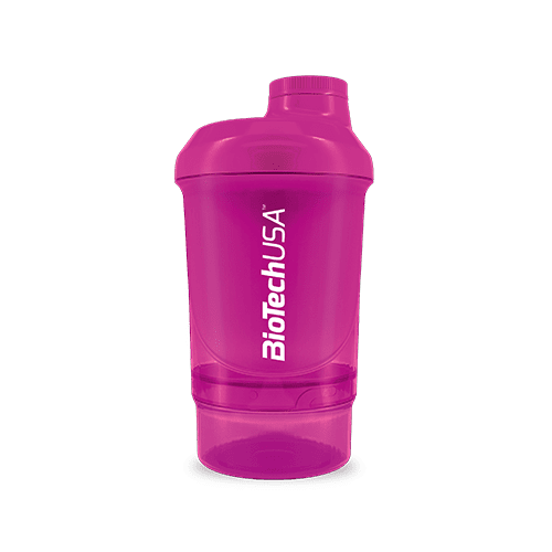 Biotech Wave+ Nano Shaker Bottle - Premium Protein Shaker with Mixing Ball for Gym, Workout & Fitness - Perfect for Protein Powder, Pre-Workout & Post-Workout Drinks
