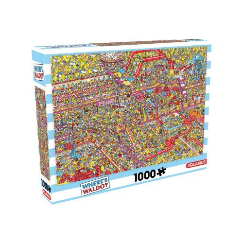 Where's Waldo Cake Factory 1000 Piece Jigsaw Puzzle - Fun Family Game for Adults & Kids - Perfect for Birthday Parties & Rainy Day Activities