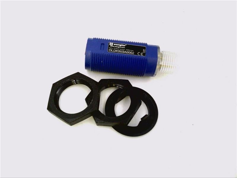 WENGLOR OLDK503A0002 Photoelectric Sensor, 200mA, Retro-Reflective, 10-30VDC, 5000mm Range - Ideal for Industrial Automation, Packaging, and Conveyor Systems