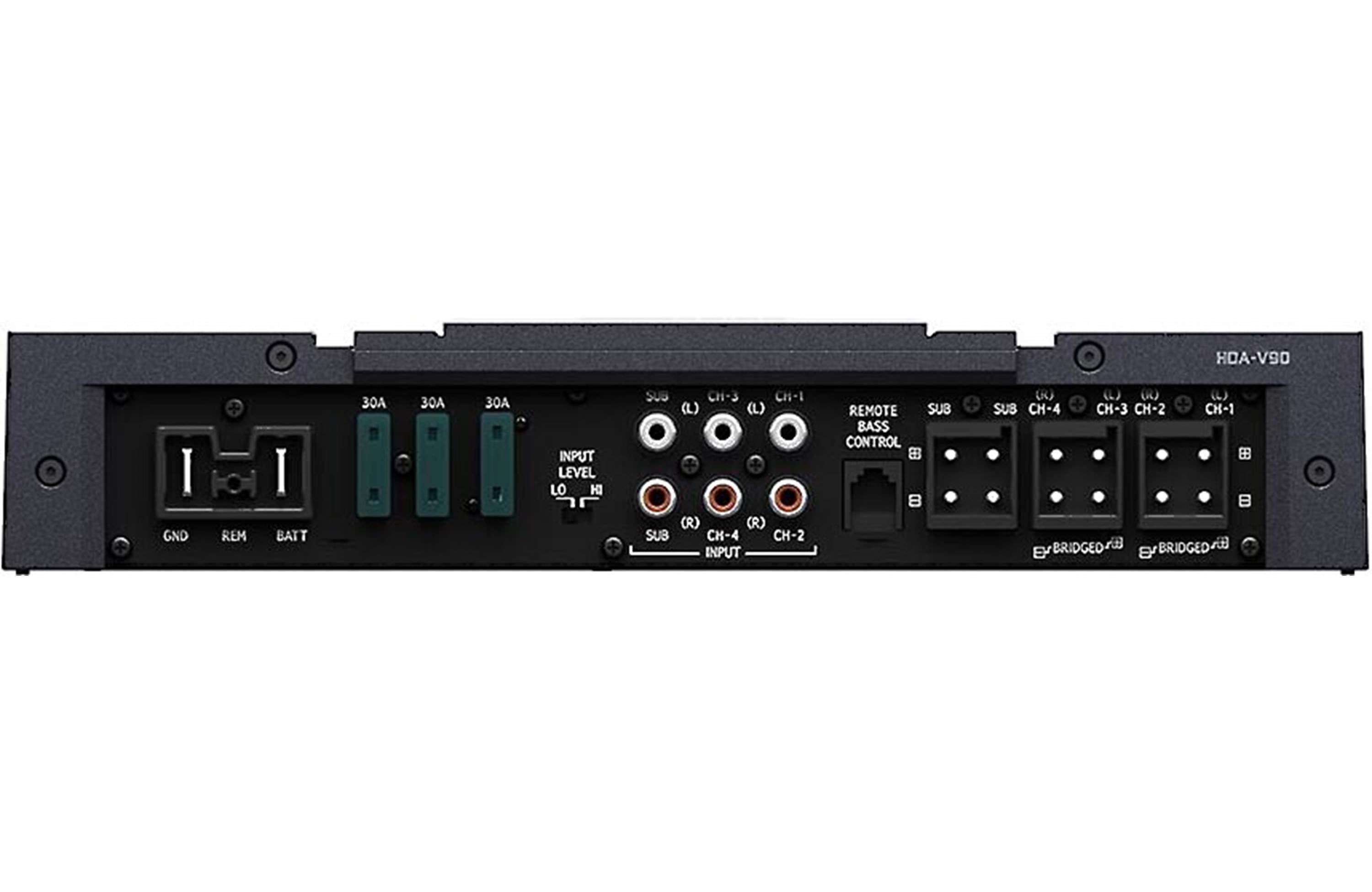 Alpine HDA V90 5-Channel High-Resolution Car Amplifier - Premium Audio for Cars, Trucks & SUVs