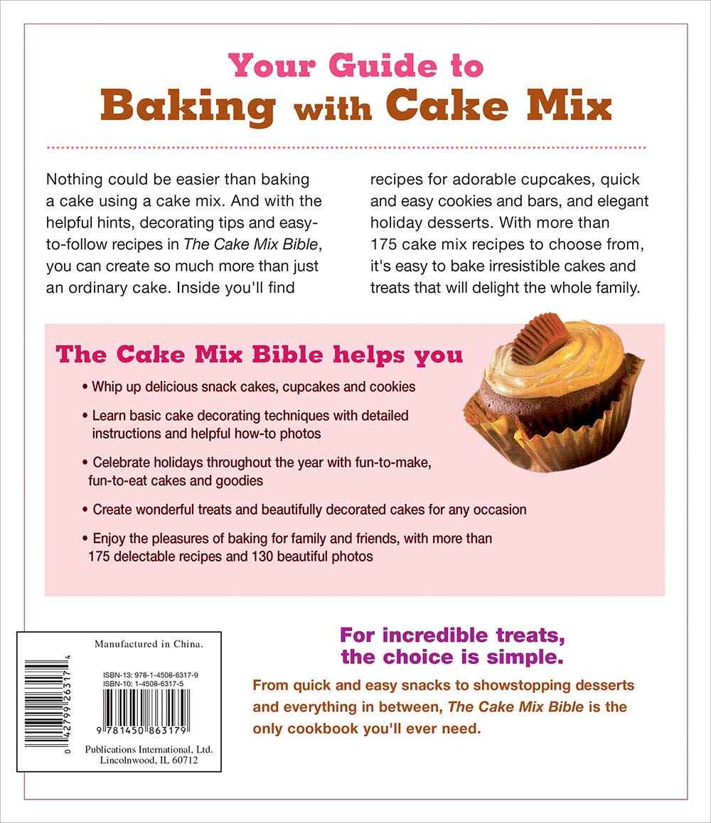The Cake Mix Bible: Best Easy Homemade Cake Recipes for Beginners - Perfect for Birthdays, Parties & Family Gatherings