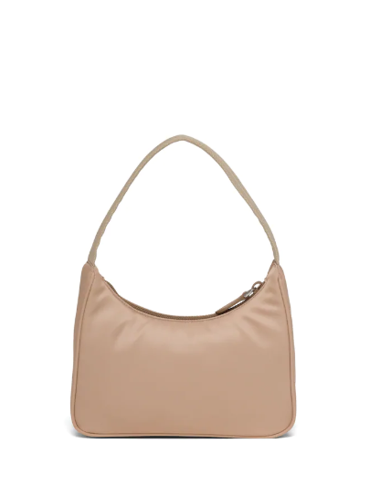 Prada Re-Edition 2005 Nylon Shoulder Bag in Beige | Luxury Crossbody Purse for Women | Perfect for Work, Travel & Everyday Use