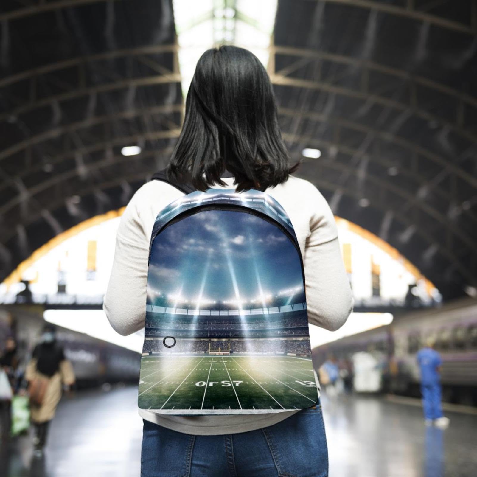 Best Travel Backpack for Men & Women - Durable Lightweight Hiking Backpack for Outdoor Adventures, Sports & Stadium Events - Perfect for Football, Soccer & Travel