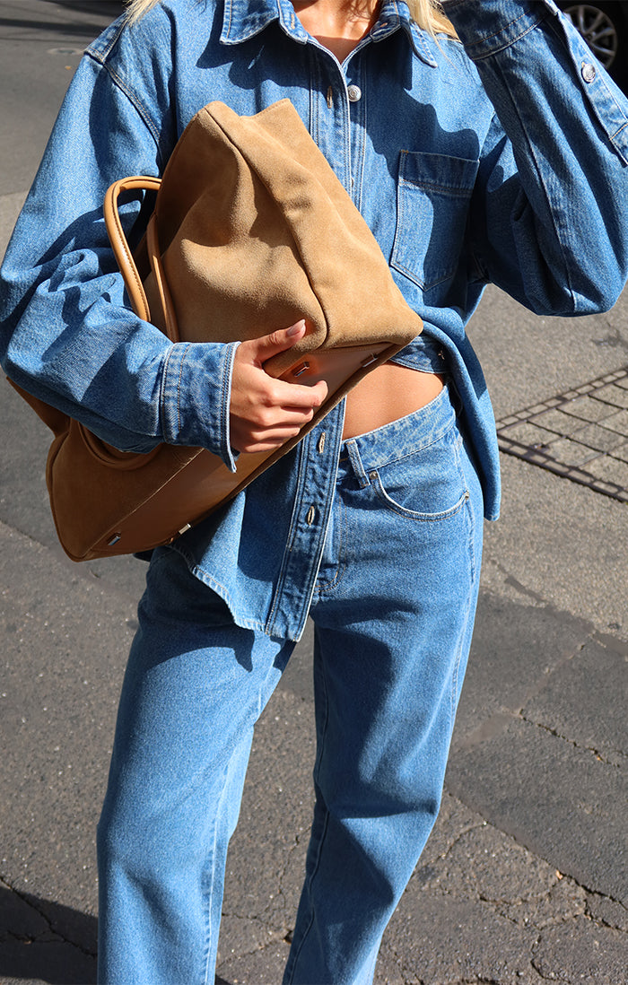 The Presley Honey Tote Bag - Stylish & Spacious Handbag for Women - Perfect for Work, Travel & Everyday Use