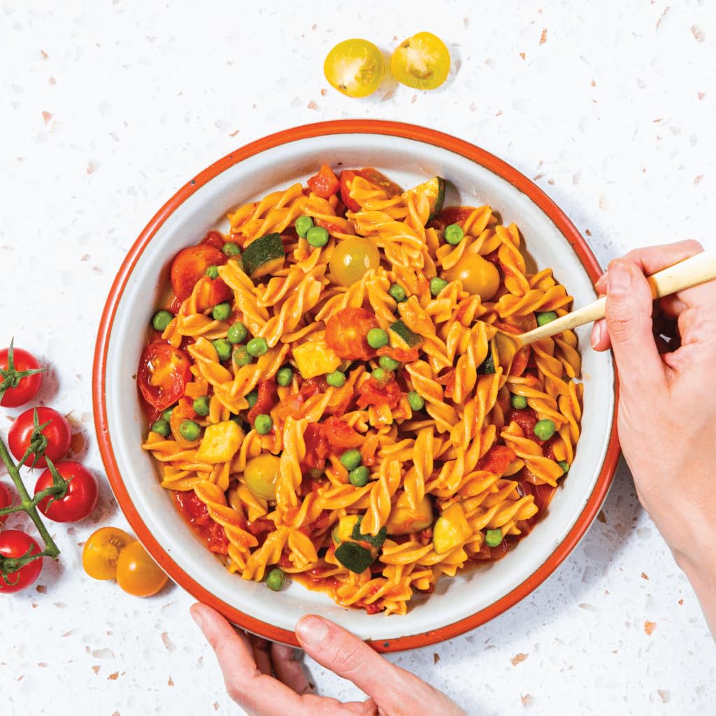 Explore Cuisine Organic Chickpea Fusilli Pasta - 6 Pack (8 oz Each) | Gluten Free, High Protein & Fiber, Non-GMO | 24 Servings | Perfect for Vegan Meals, Quick Lunches & Healthy Dinners