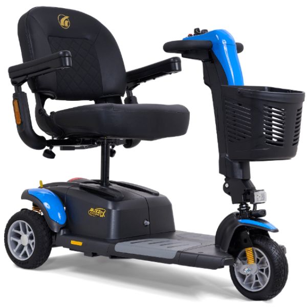 Golden Technologies Buzzaround LX GB119 3-Wheel Mobility Scooter - Lightweight & Portable for Indoor/Outdoor Use - Perfect for Seniors, Shopping & Travel