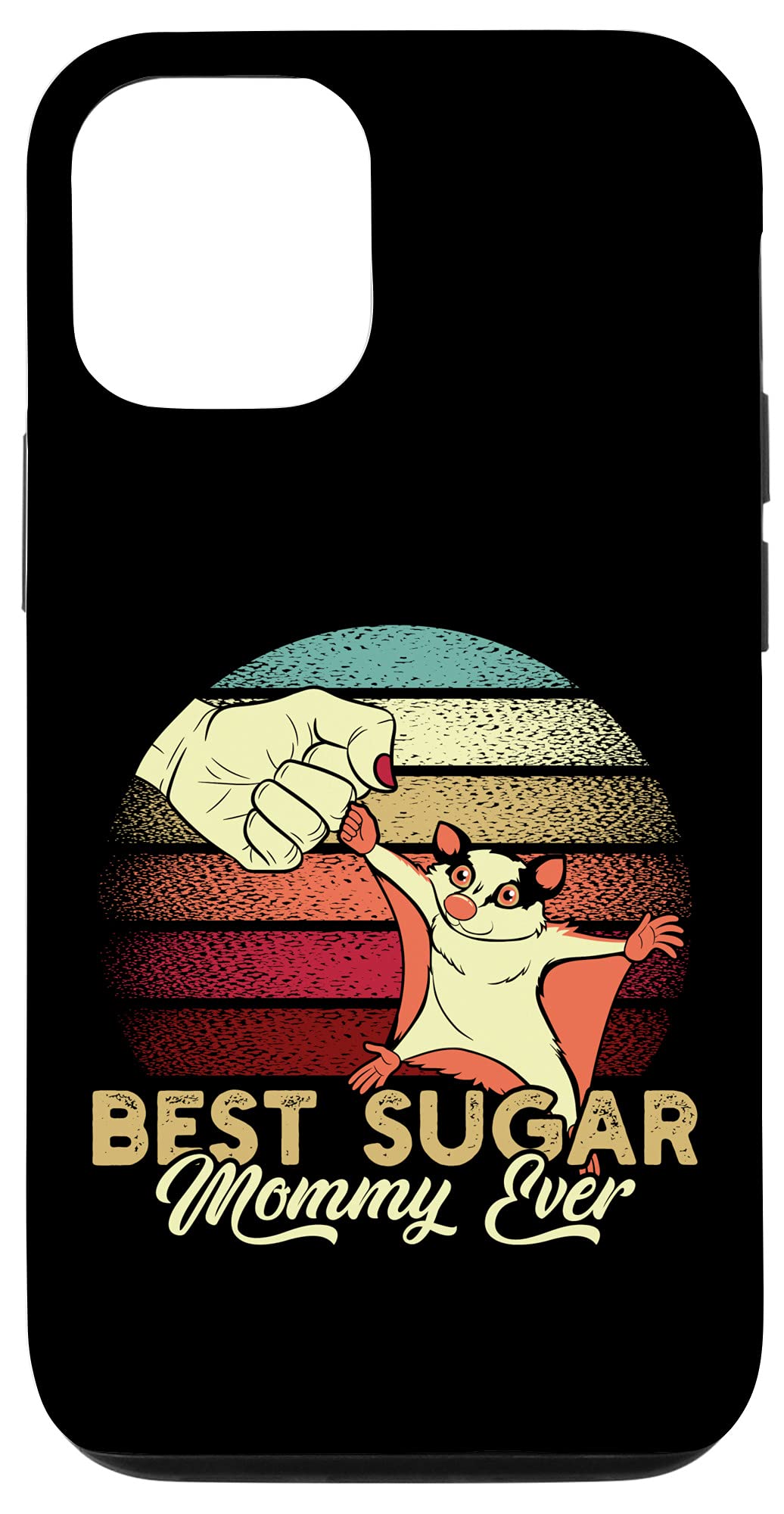 iPhone 12/12 Pro Cute Sugar Glider Mom Case - Perfect Gift for Pet Owners & Animal Lovers - Durable Phone Cover for Daily Use, Travel & Outdoor Adventures