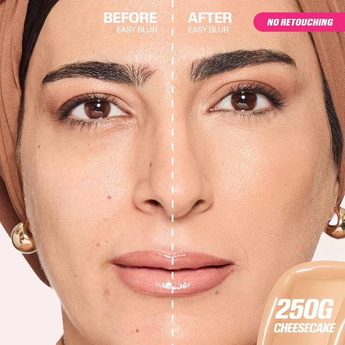 HUDA BEAUTY Easy Blur™ Natural Airbrush Foundation with Niacinamide - Lightweight, Buildable Coverage for Flawless Skin | Perfect for Everyday Wear & Special Occasions