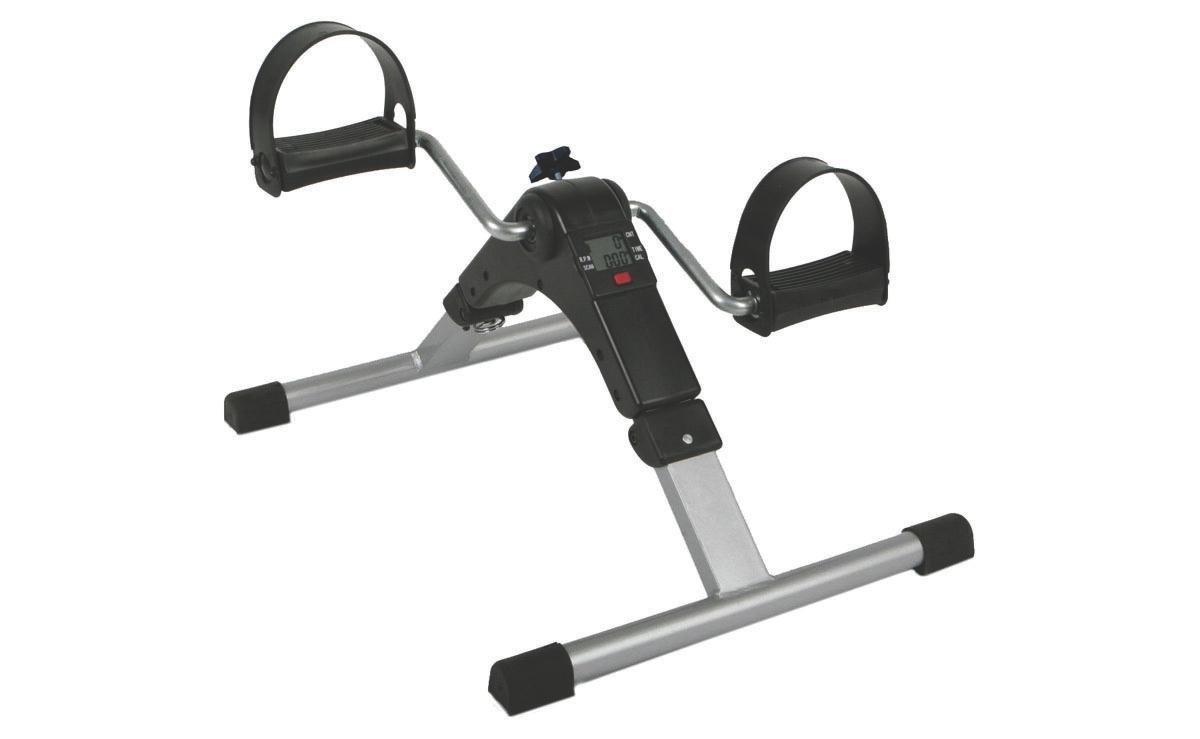 **Medline Lightweight Pedal Exerciser with Digital Display - Compact Mini Exercise Bike for Low Impact Workout (Pack of 2) - Perfect for Home, Office & Physical Therapy**