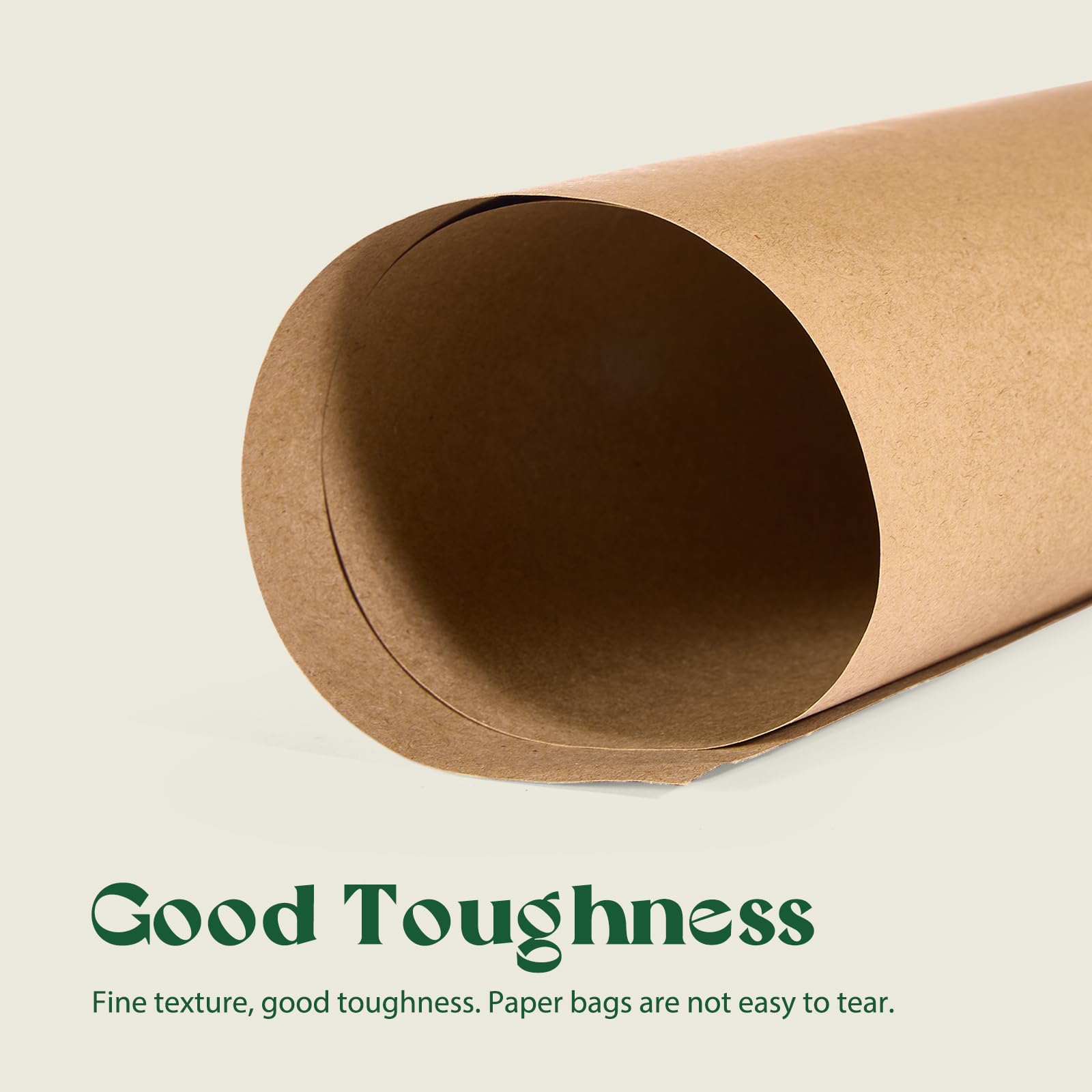 100-Pack MESHA Kraft Paper Gift Bags 5.25x3.75x8 Inches - Eco-Friendly Brown Small Shopping Bags with Handles for Retail, Birthday, Wedding Favors & Party Decor | Bulk Wholesale for Small Businesses