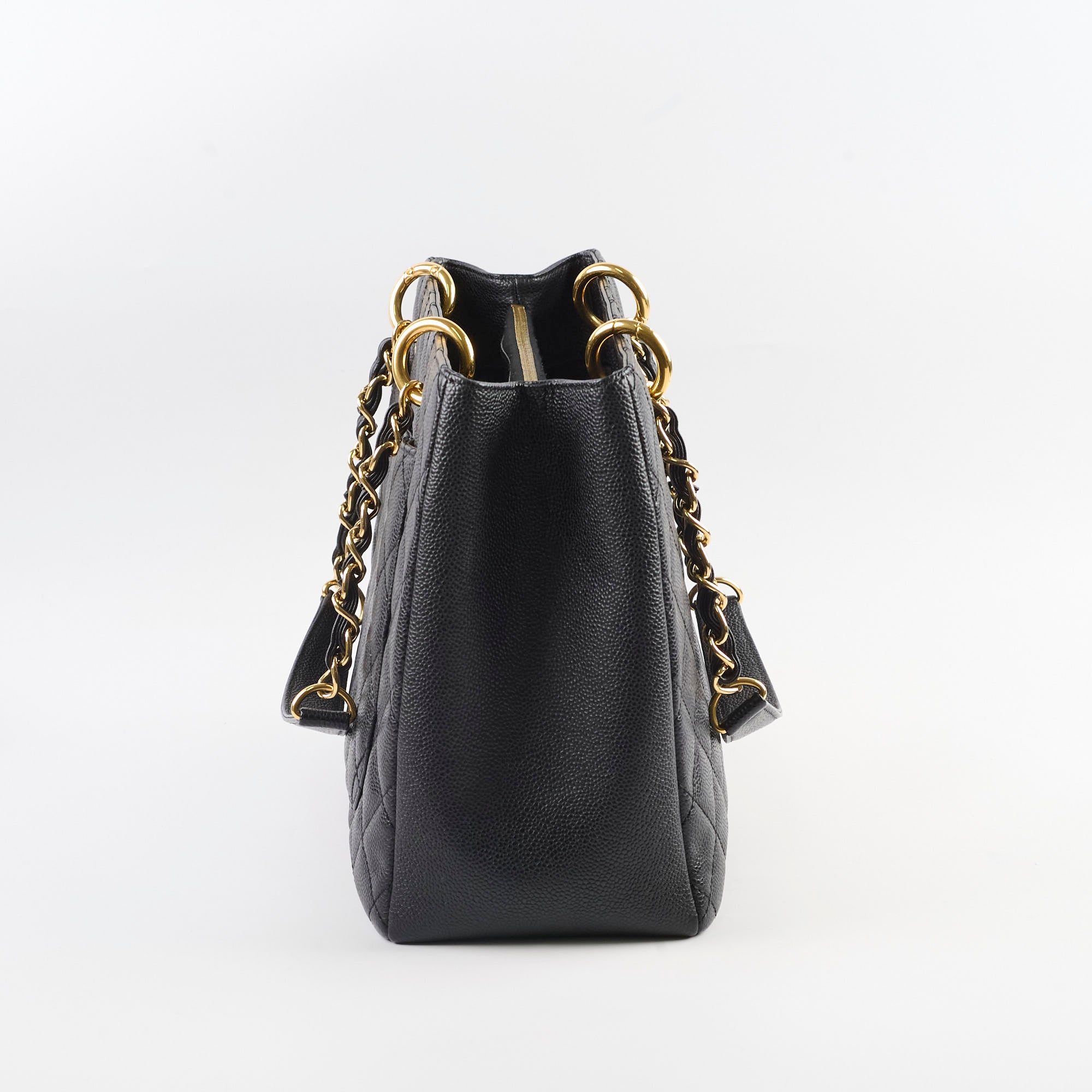 Chanel Caviar Leather Grand Shopping Tote GST Handbag Black - Luxury Designer Shoulder Bag for Women, Perfect for Work, Travel & Everyday Use