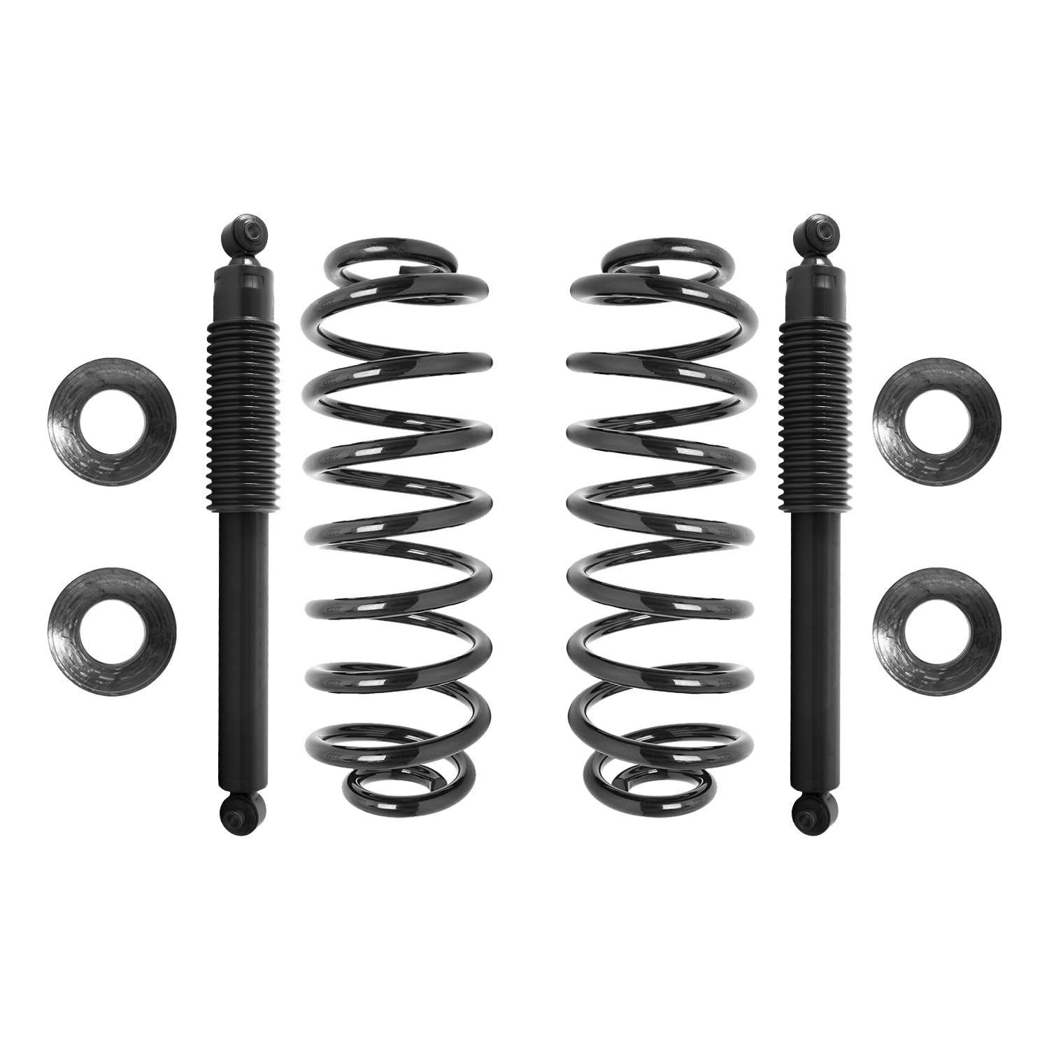 Heavy Duty Air Suspension Conversion Kit with Rear Coil Springs & Gas Shocks - Suncore 148G-30-HD-KIT for Trucks, SUVs & Towing Vehicles | Upgrade Ride Comfort & Load Capacity