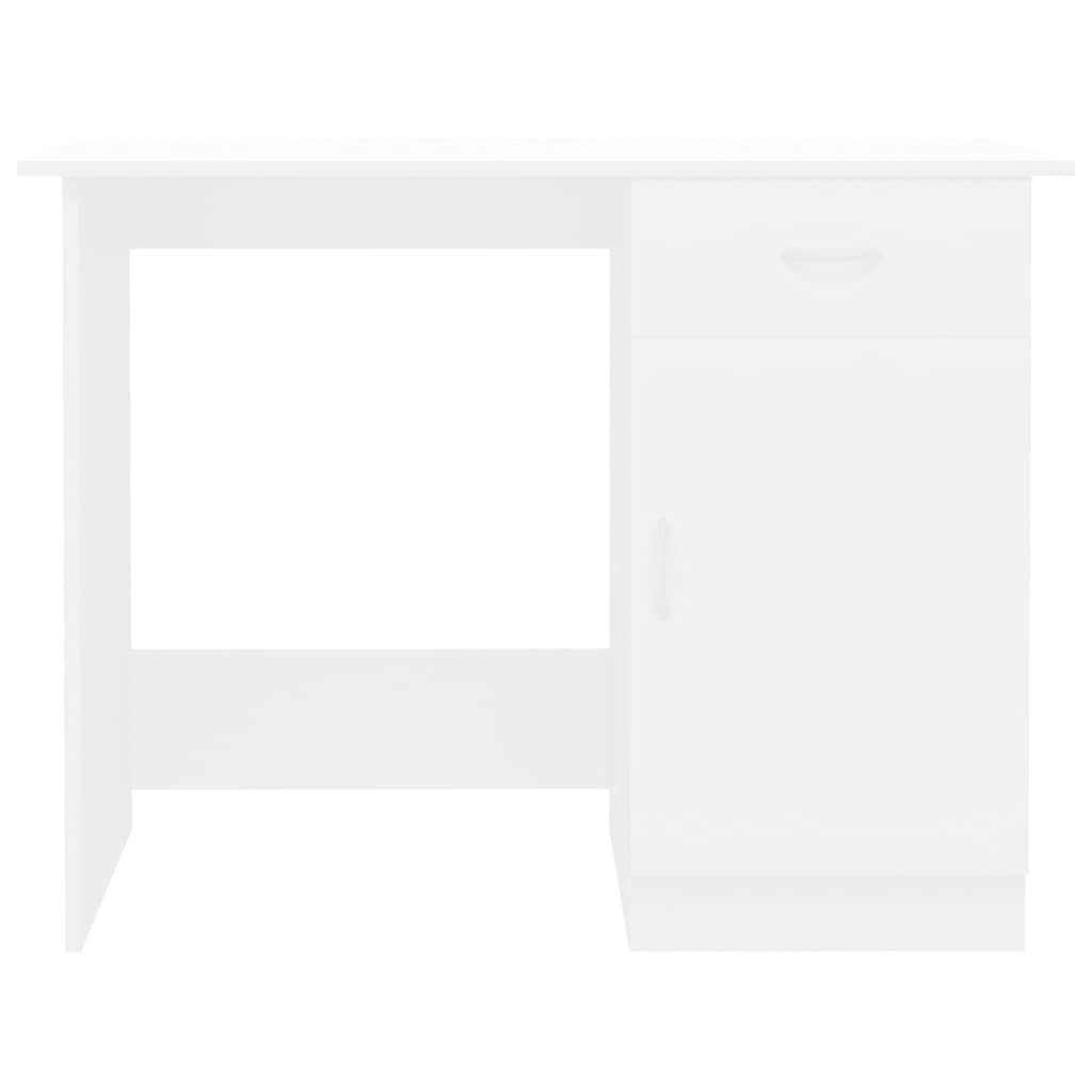 White Modern Computer Desk 39.4