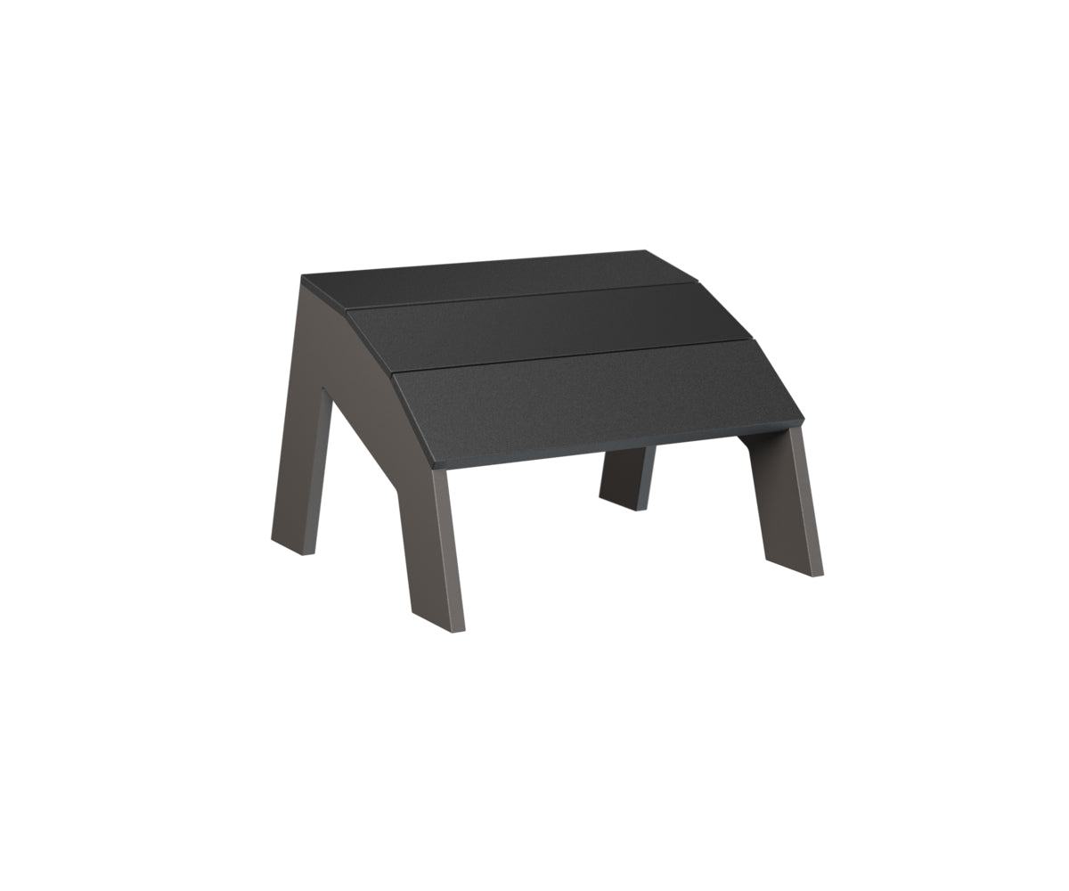 Berlin Gardens Nordic Adirondack Footstool - Outdoor Patio Furniture, Solid Wood Footrest for Garden, Deck & Poolside Relaxation