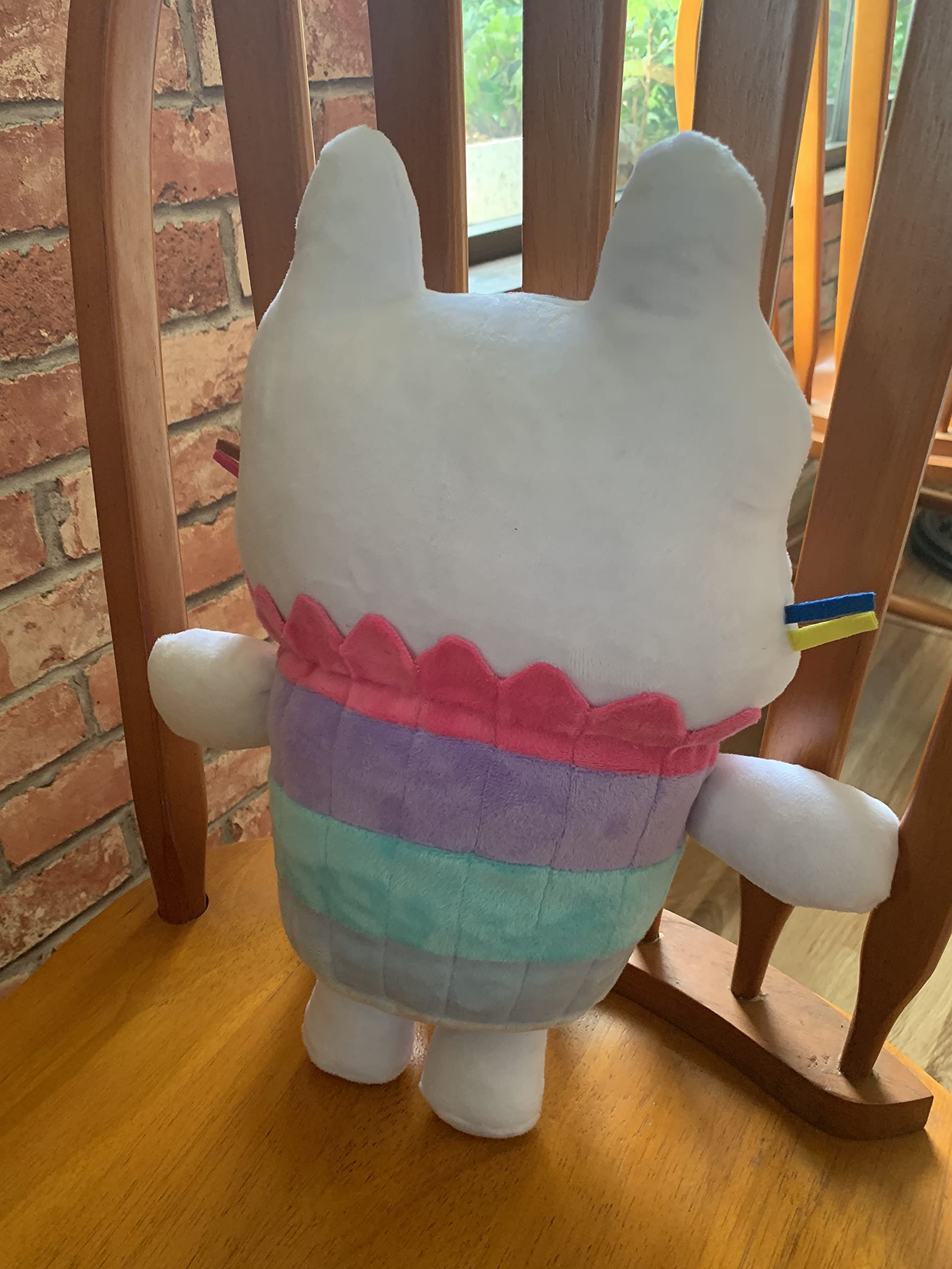 Handmade White Cat Plush Toy - Soft Stuffed Animal for Kids, Home Decor & Gifts | Perfect for Nursery, Bedroom & Cuddling