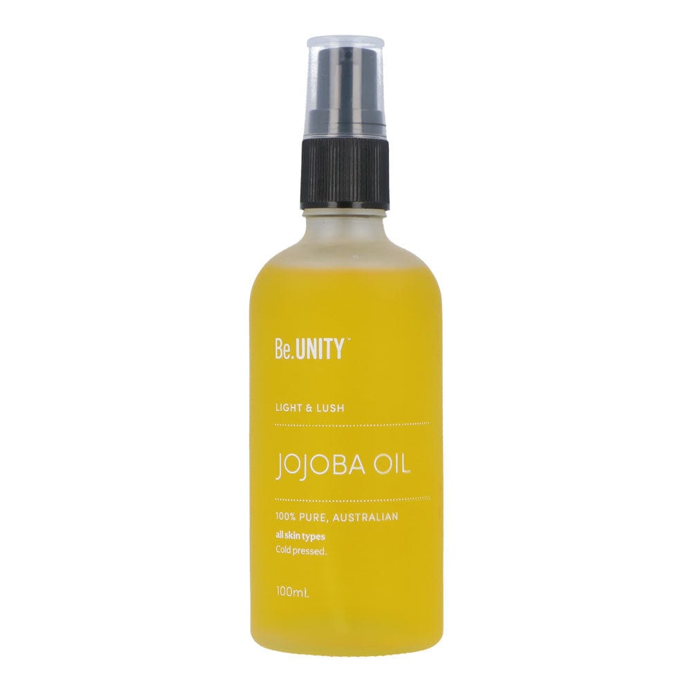 Pure 100% Australian Jojoba Oil - 100ml by Biome Be.UNITY | Natural Skin & Hair Moisturizer | Perfect for Face Care, Massage & Aromatherapy