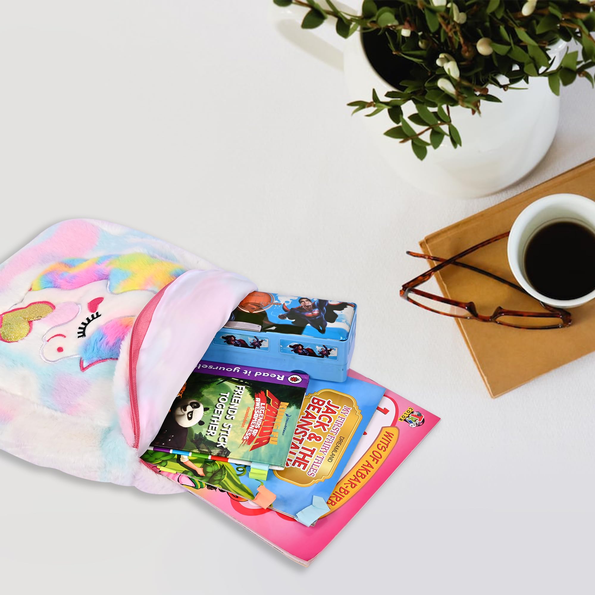 Besties Kids Plush Backpack for Preschool - Soft & Cute School Bag for Boys & Girls - Perfect for Daycare, Kindergarten & Travel