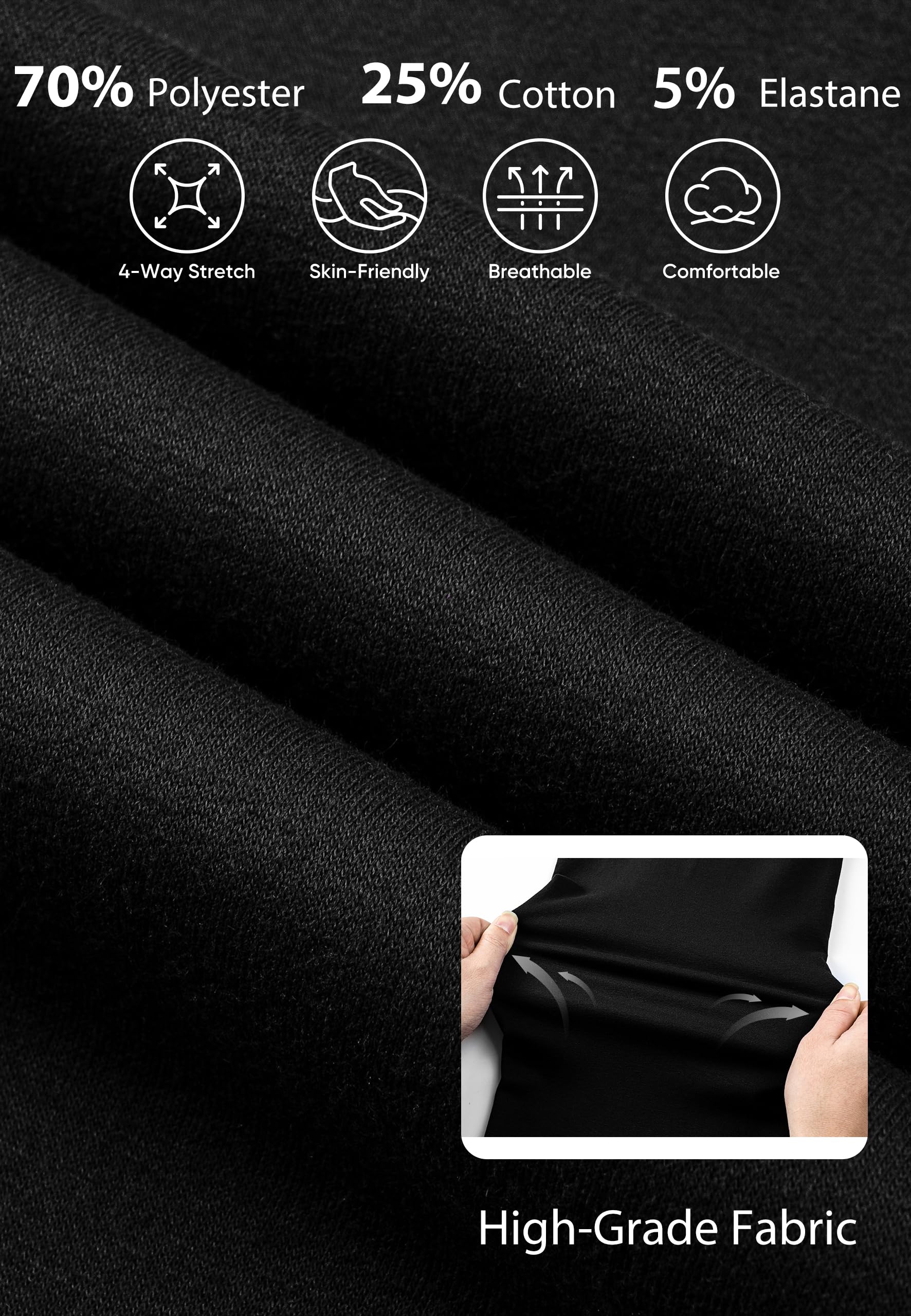 JMIERR Men's Cargo Sweatpants - Wide Leg Joggers with 5 Pockets for Athletic, Workout, Running & Casual Wear | Perfect for Gym, Outdoor Activities & Everyday Comfort