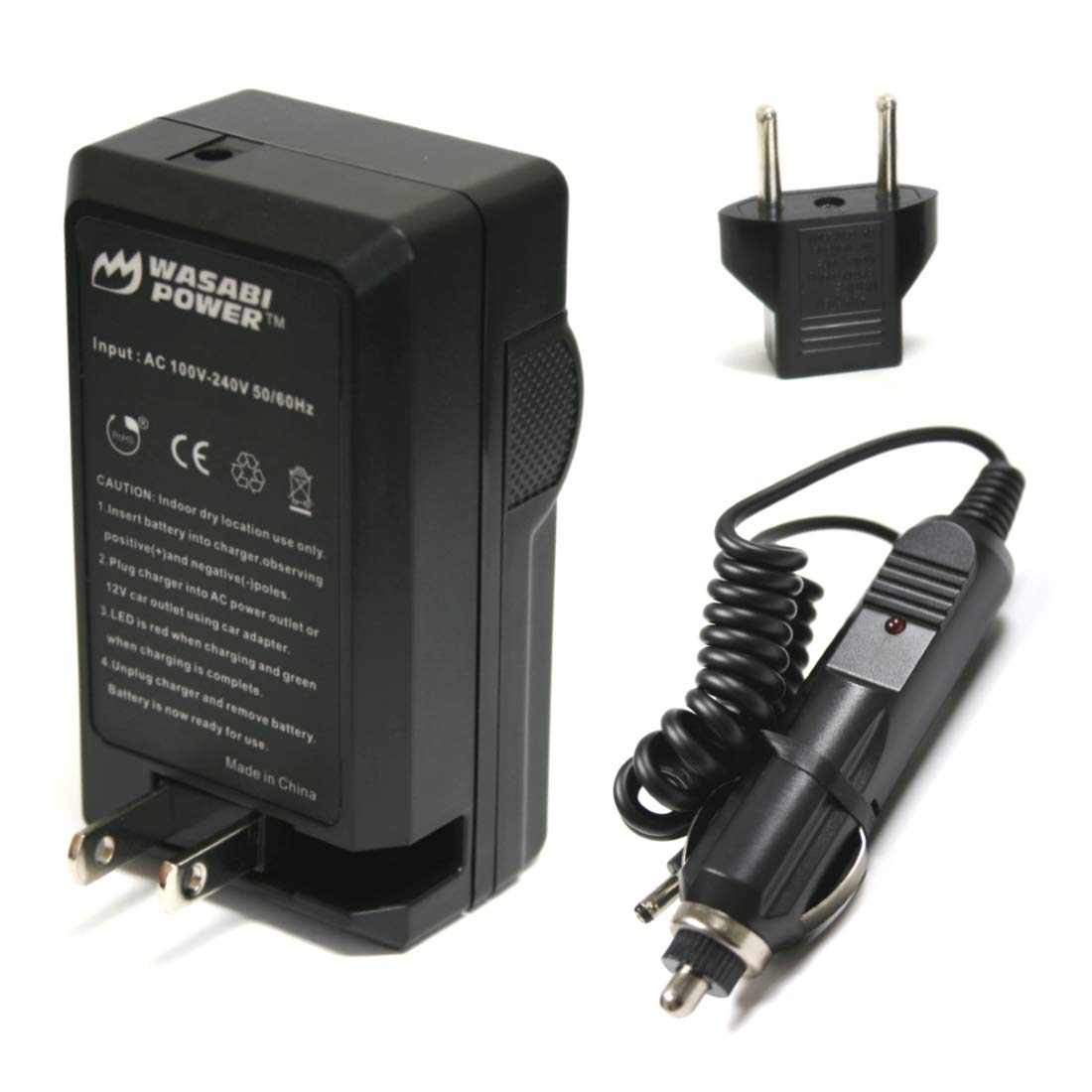 Wasabi Power BL-5C Replacement Battery (2-Pack) with USB Charger - Compatible with Nikon, Samsung & More Digital Cameras - Perfect for Travel & Photography Enthusiasts