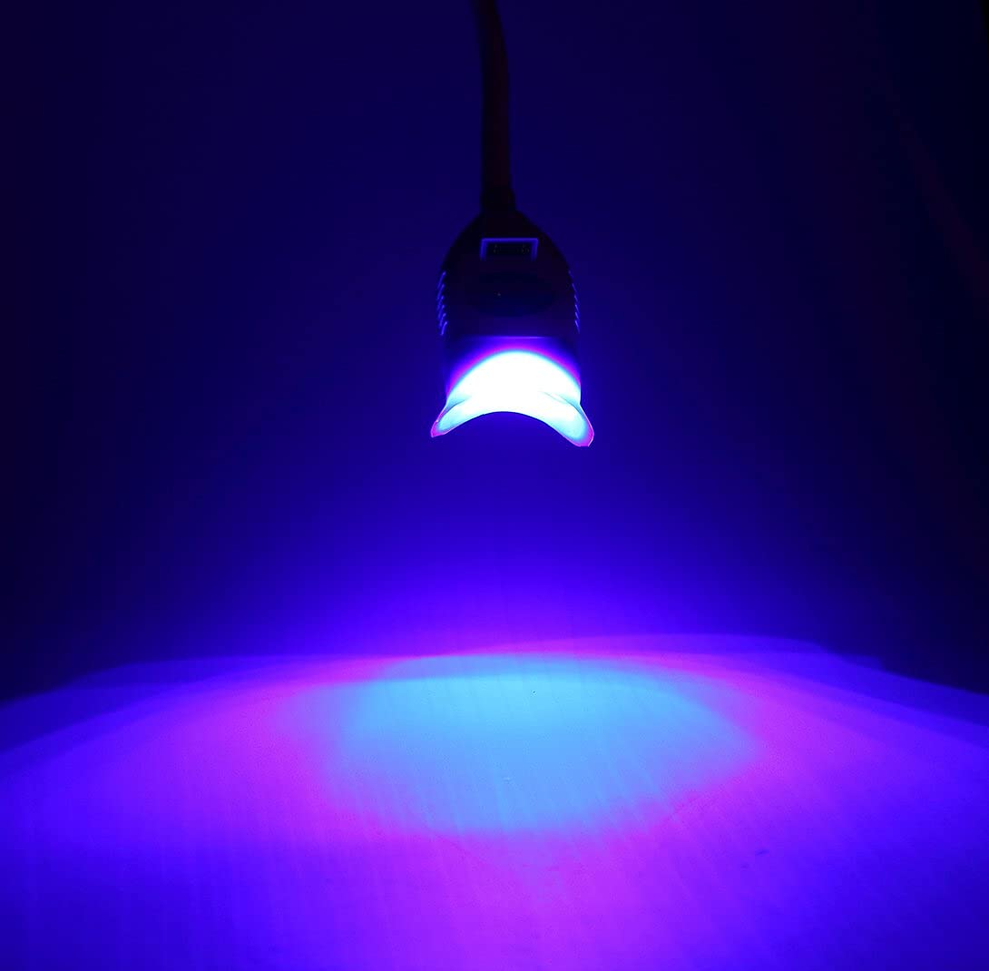 36W LED Teeth Whitening Lamp with Floor Stand - Dental Cold Light Accelerator for Oral Care & Bleaching, Includes 10 Blue LED Lights (Fast US Shipping) | Perfect for Home Teeth Whitening & Professional Dental Care