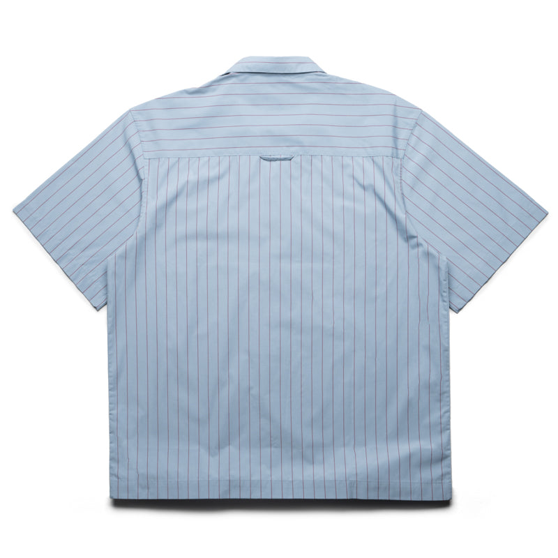 Carhartt WIP Hendry Shirt - Frosted Blue & Mulberry Plaid Flannel Work Shirt for Men | Durable Cotton, Classic Fit | Perfect for Outdoor Work, Camping & Casual Wear