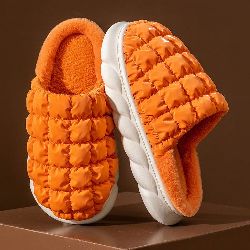 Cozy Plush Indoor Slippers for Women & Men - Soft Fleece-Lined House Shoes with Non-Slip Sole - Perfect for Home, Lounge & Winter Comfort