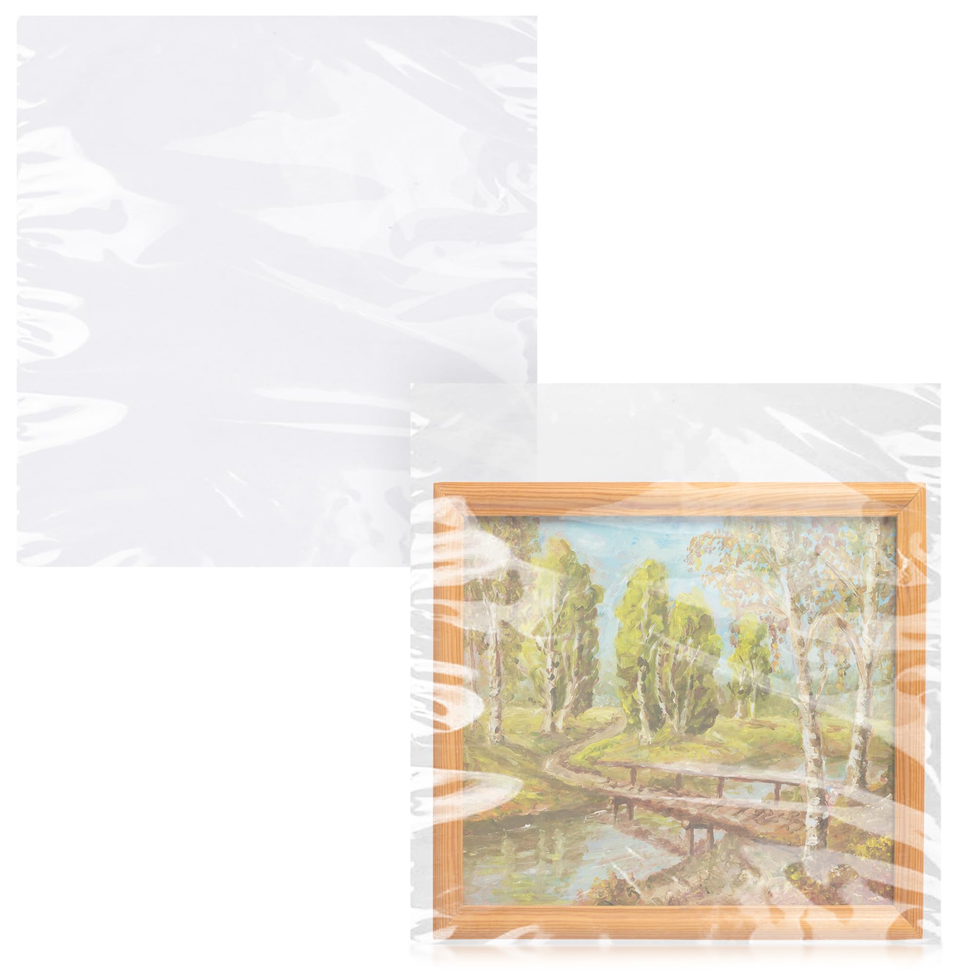 APQ 14x14 Inch Clear Poly Mailers - 1000 Pack of 2 Mil Waterproof Shipping Bags with Open Top | Perfect for Ecommerce, Small Items & Retail Packaging | Durable, Lightweight & Tear-Resistant for Safe Shipping