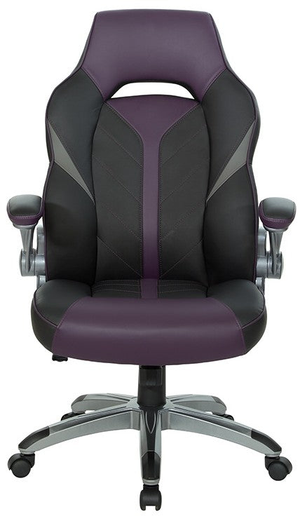 Office Star Orion High Back Gaming Chair [ORN25] - Ergonomic Support for Long Hours, Adjustable Height & Lumbar Support - Perfect for Home Office, Gaming & Workstations