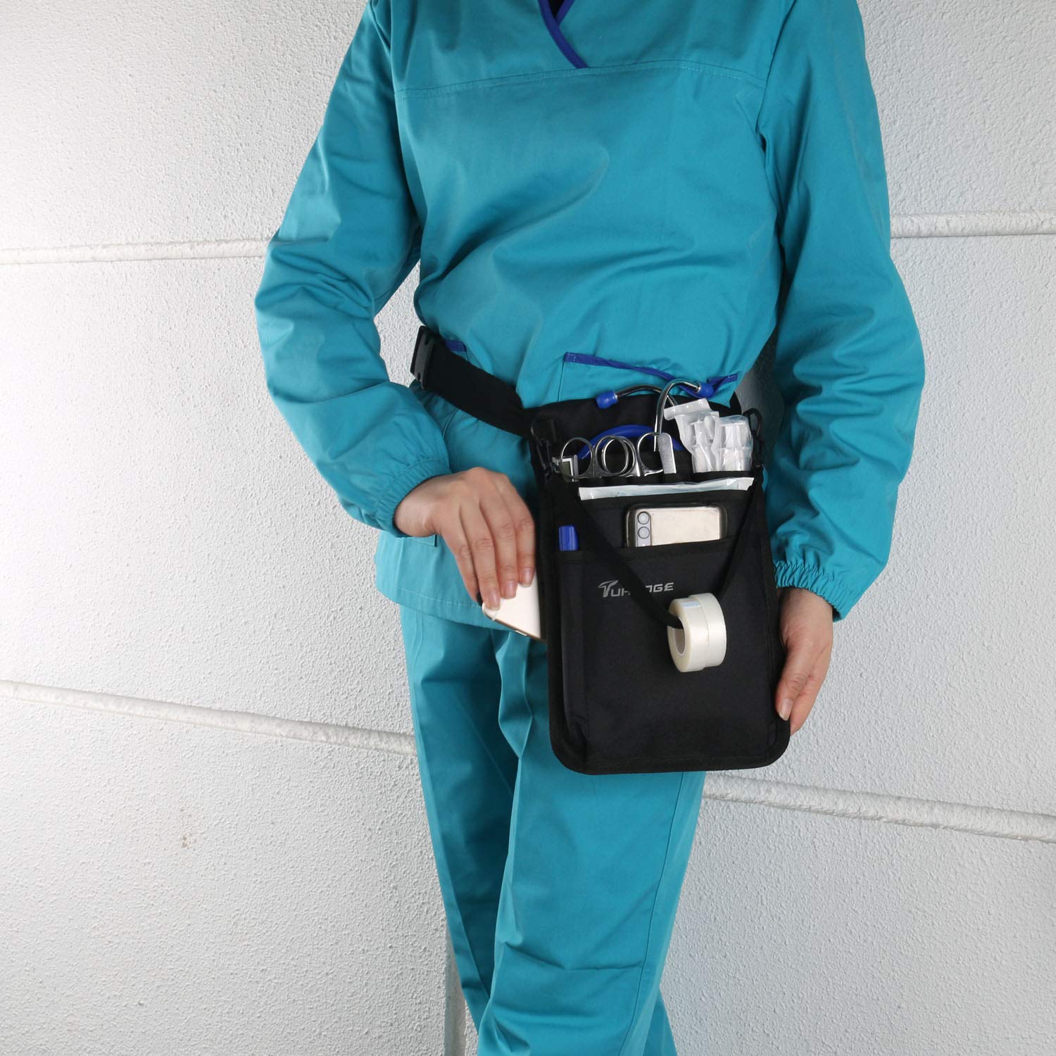 Nurse Storage Waist Bag - Practical Belt Organizer Pouch for Medical Supplies | Ideal for Nurses, Doctors & Healthcare Professionals On-The-Go