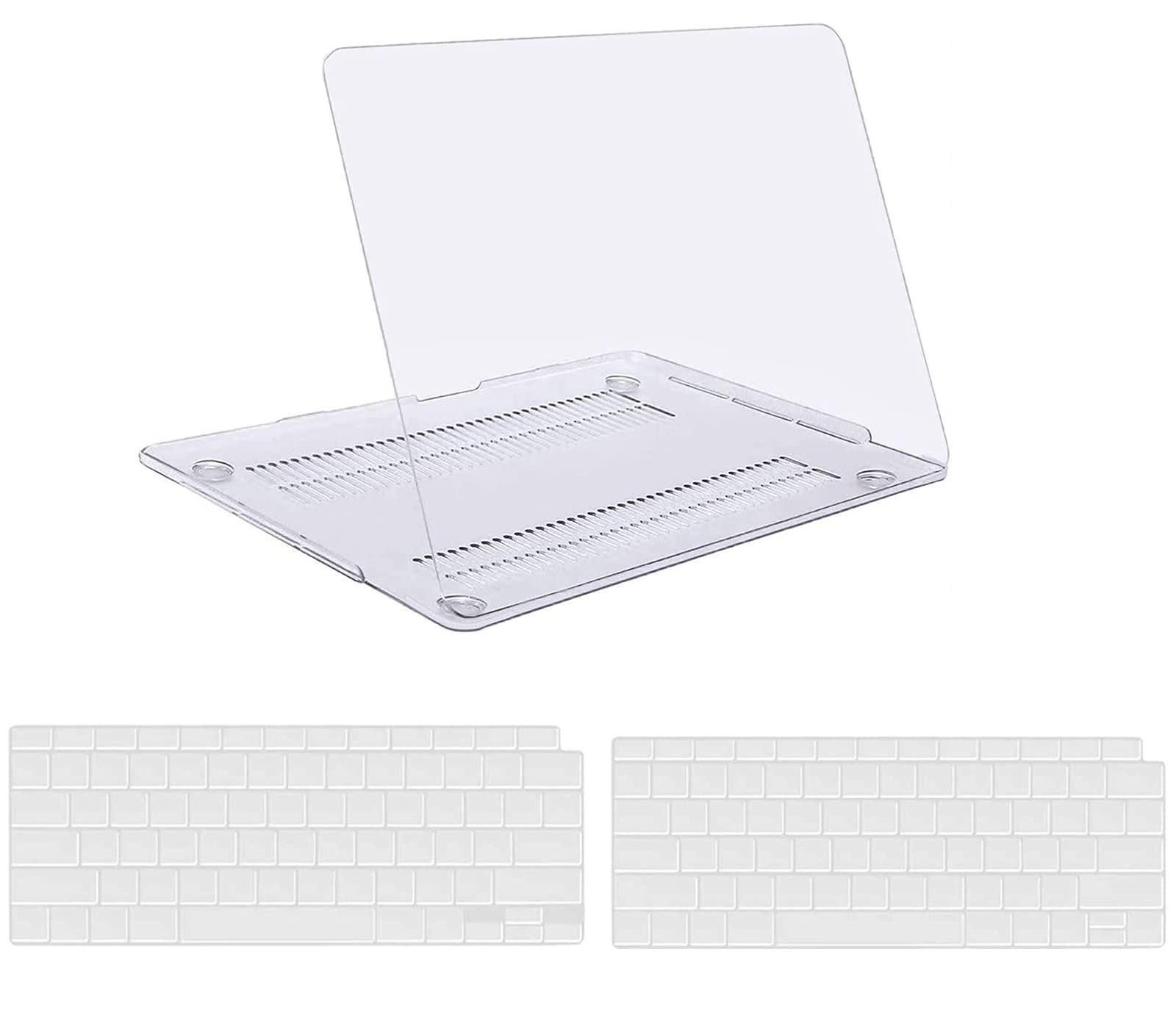 PEIKETAO MacBook Air 13-inch Case (2021-2018 Release) - Compatible with Model A2337 M1, A2179, A1932 - Slim Plastic Hard Shell Cover with Keyboard Protector for Retina Display & Touch ID - Perfect for Work, Travel & School Use