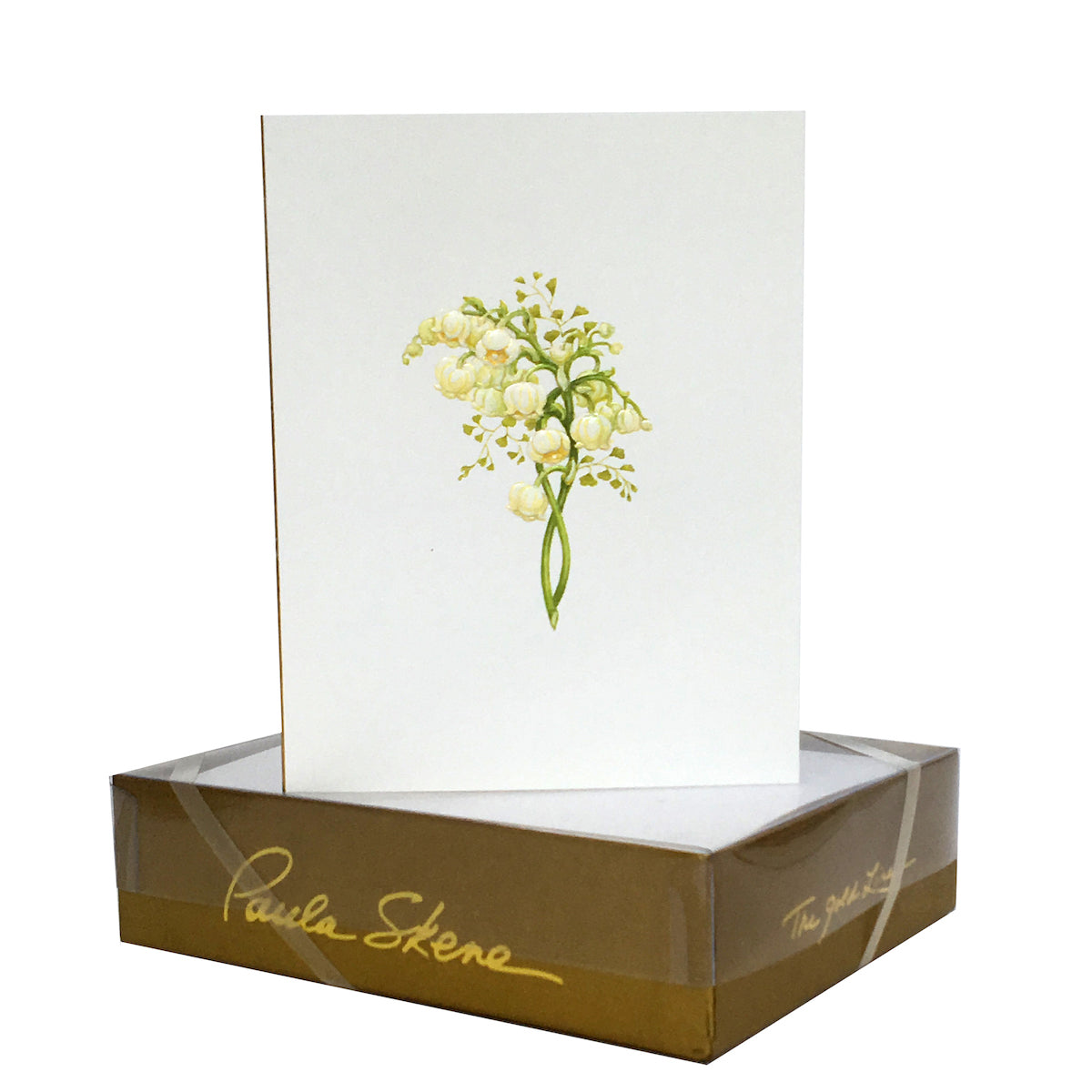 Elegant Lily Twist Note Cards - Set of 8 Blank Greeting Cards for Thank You Notes, Invitations & Special Occasions | Perfect for Weddings, Birthdays & Handwritten Letters