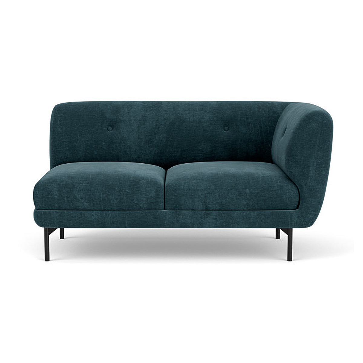 Alfred Fabric Right 2 Seater Modular Sofa - Modern Sectional Couch for Living Room, Lounge & Small Spaces | Comfortable & Stylish Home Furniture