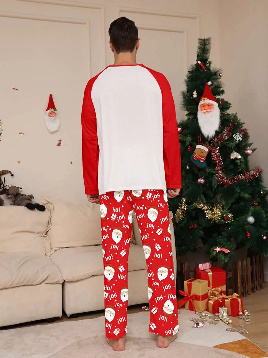 Santa Claus Family Matching Christmas Pajamas Sets - Cozy Holiday Sleepwear for Kids & Adults - Perfect for Christmas Morning & Family Photos