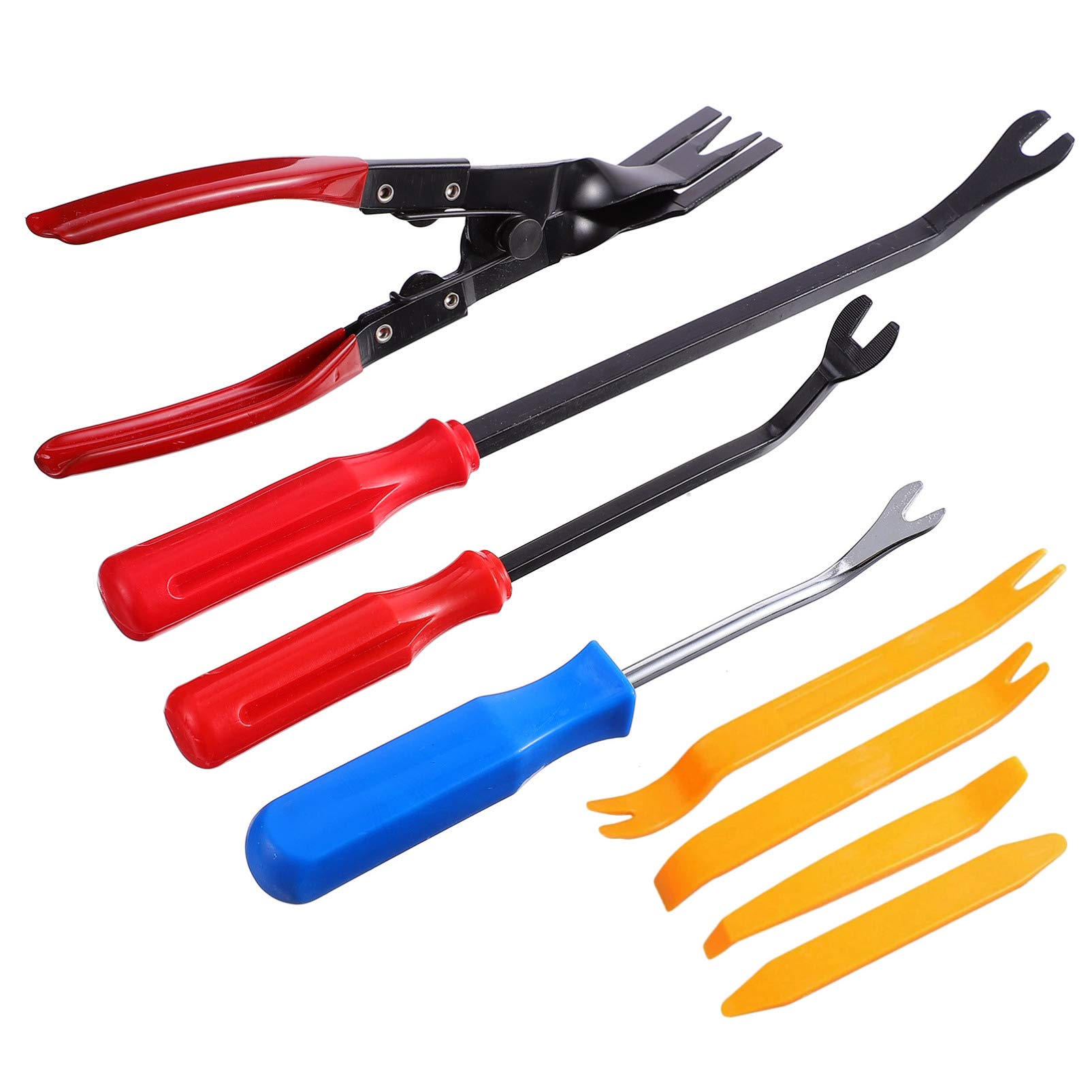 FAVOMOTO 8-Piece Car Door Panel Repair Tool Kit - Nail Puller & Trim Removal Pliers Set for Auto Interior Disassembly - Perfect for DIY Mechanics & Professional Auto Detailing