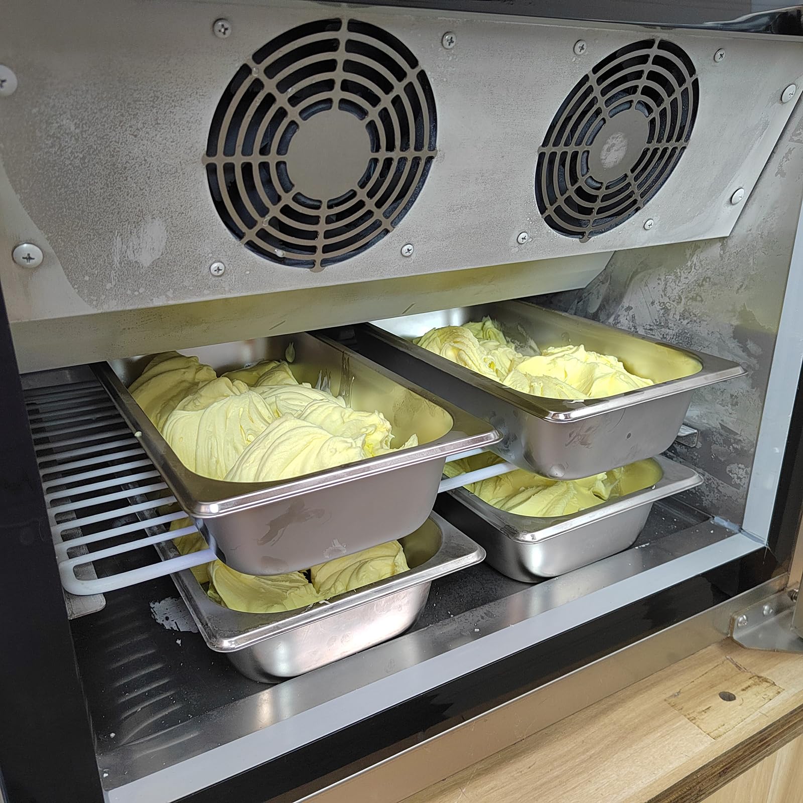 Kolice Commercial Tabletop Blast Chiller & Freezer Cabinet -35°C (-31°F) for Restaurants, Ice Cream Shops, Schools & Home Use | Fast Freezing for Food Preservation & Ice Cream Storage