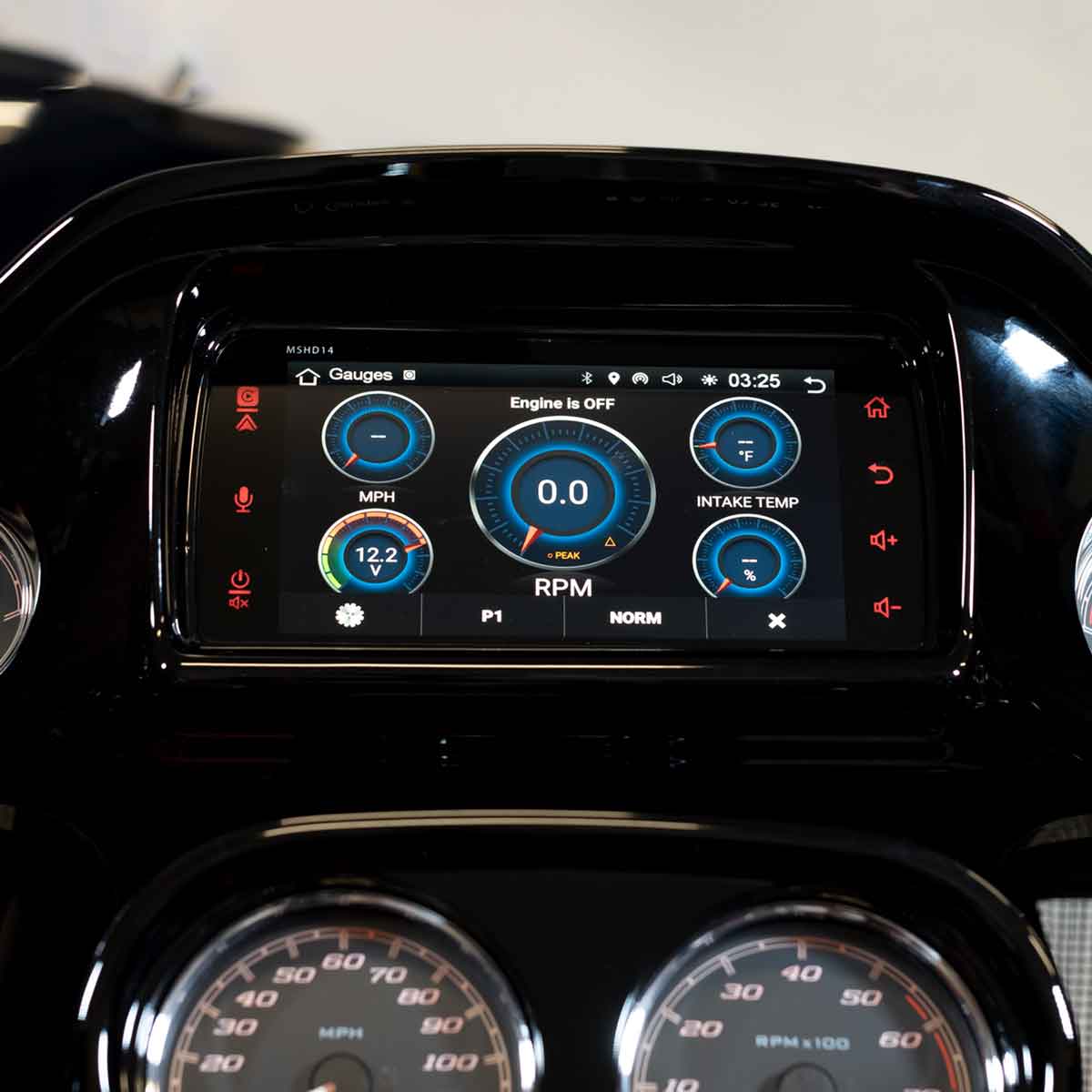 MSHD14 Plug N Play Digital Media Receiver for 2014-2023 Harley Davidson Motorcycles - Bluetooth Audio & Hands-Free Calling for Road Trips & Commuting