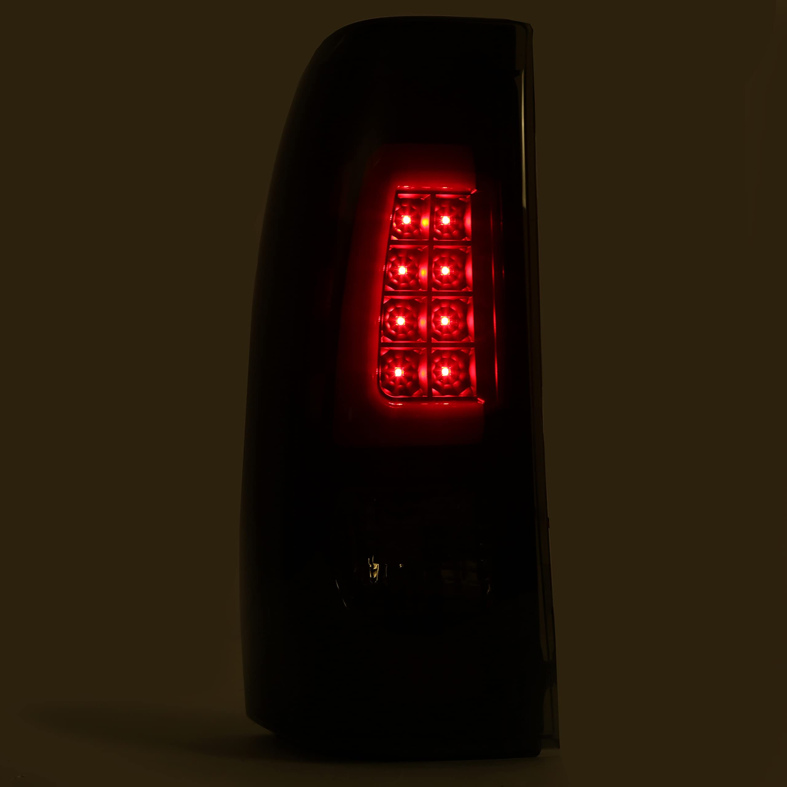 Kojem LED Tail Lights Compatible with 1999-2006 Chevy Silverado & 1999-2002 GMC Sierra 1500/2500/3500 - Smoked Lens with Black Housing - Upgrade Your Truck's Style & Visibility for Night Driving & Off-Road Adventures