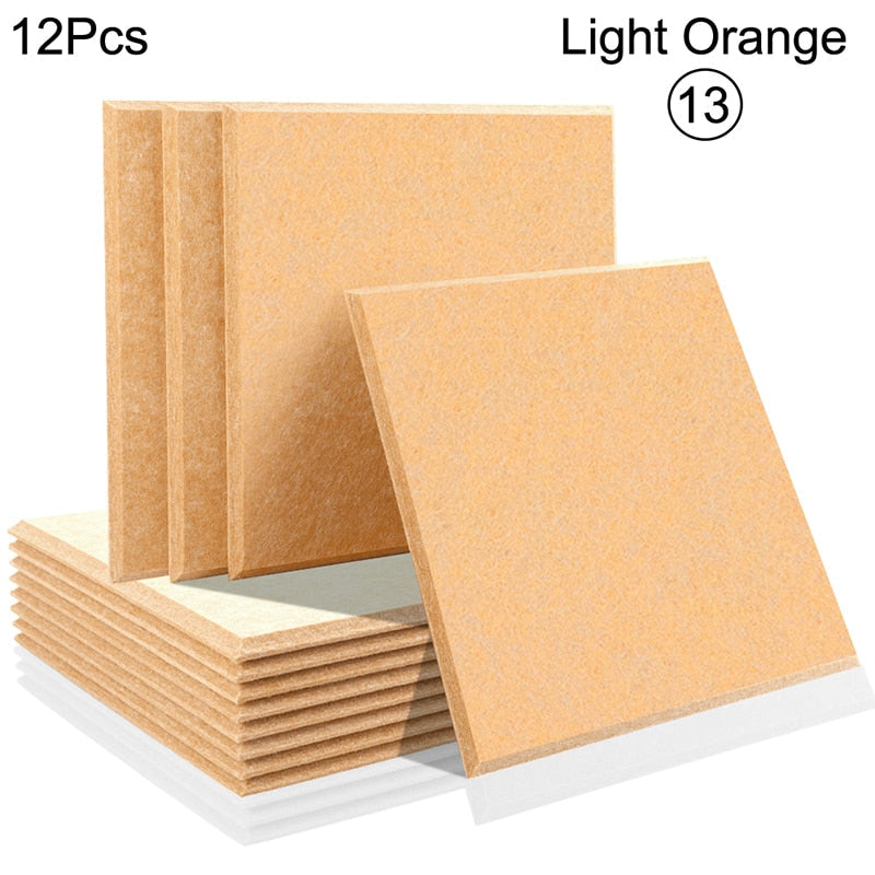 Acoustic Insulation Panel Tiles - Premium Soundproof Wall Panels for Home Studio, Office & Theater Noise Reduction | High Density Foam Panels for Better Sound Absorption