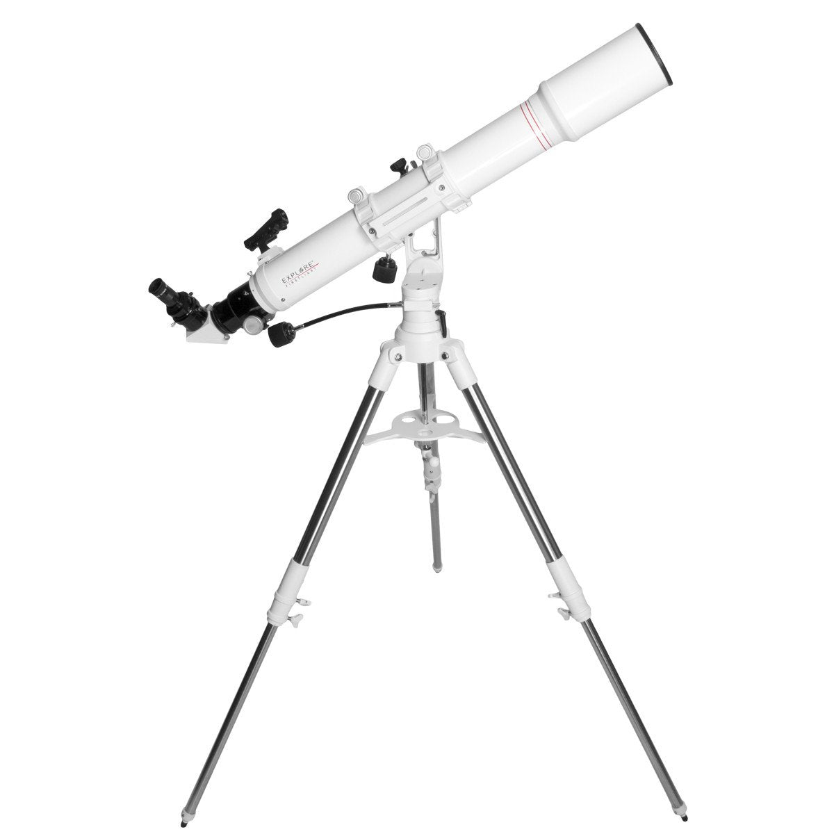 Explore FirstLight 102mm Doublet Refractor Telescope with Twilight I Mount - Premium Astronomy Equipment for Stargazing & Astrophotography | Perfect for Backyard Observing & Celestial Photography
